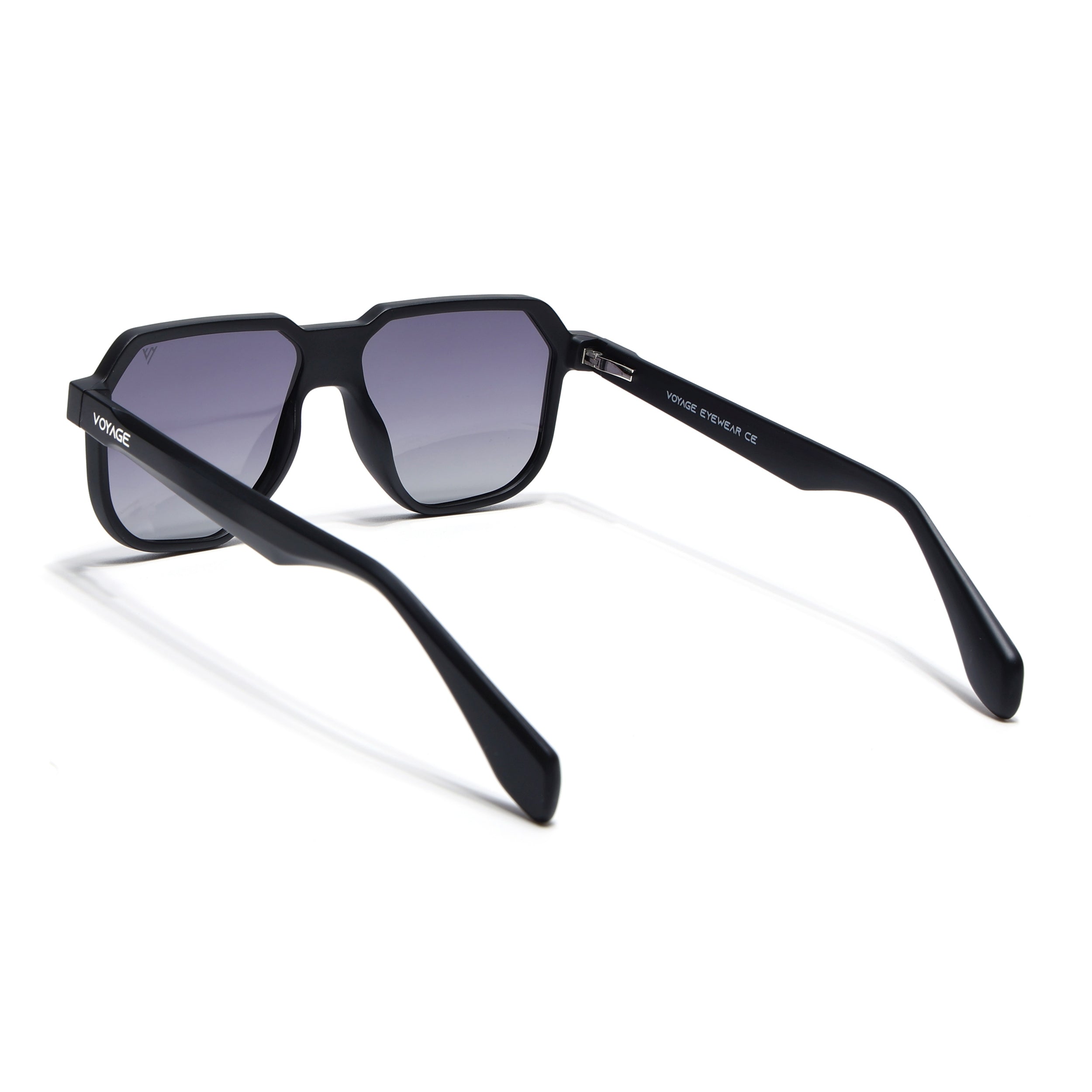 Prizm | Black Hexagonal Polarized Sunglasses | Black Lens - PMG6708