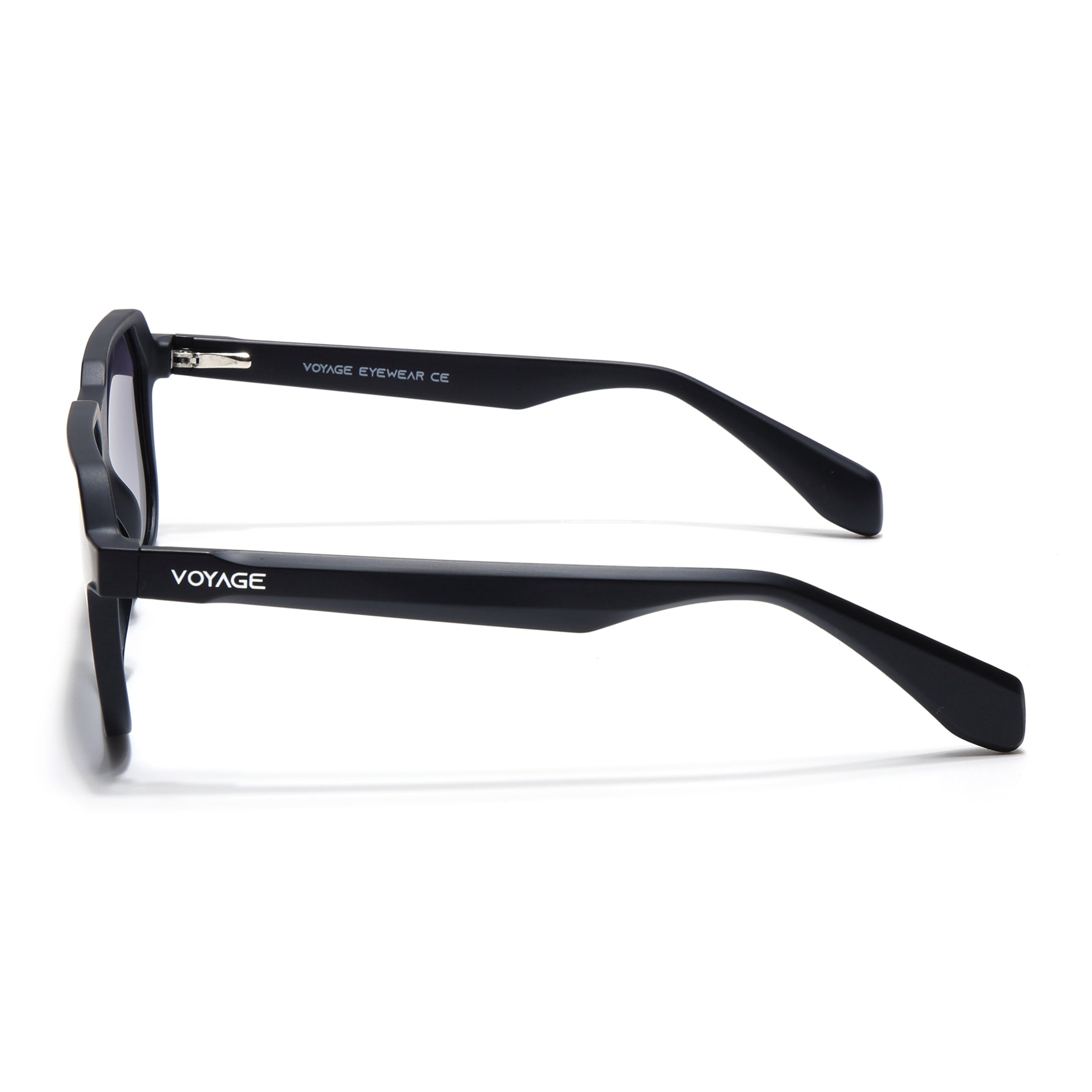 Prizm | Black Hexagonal Polarized Sunglasses | Black Lens - PMG6708