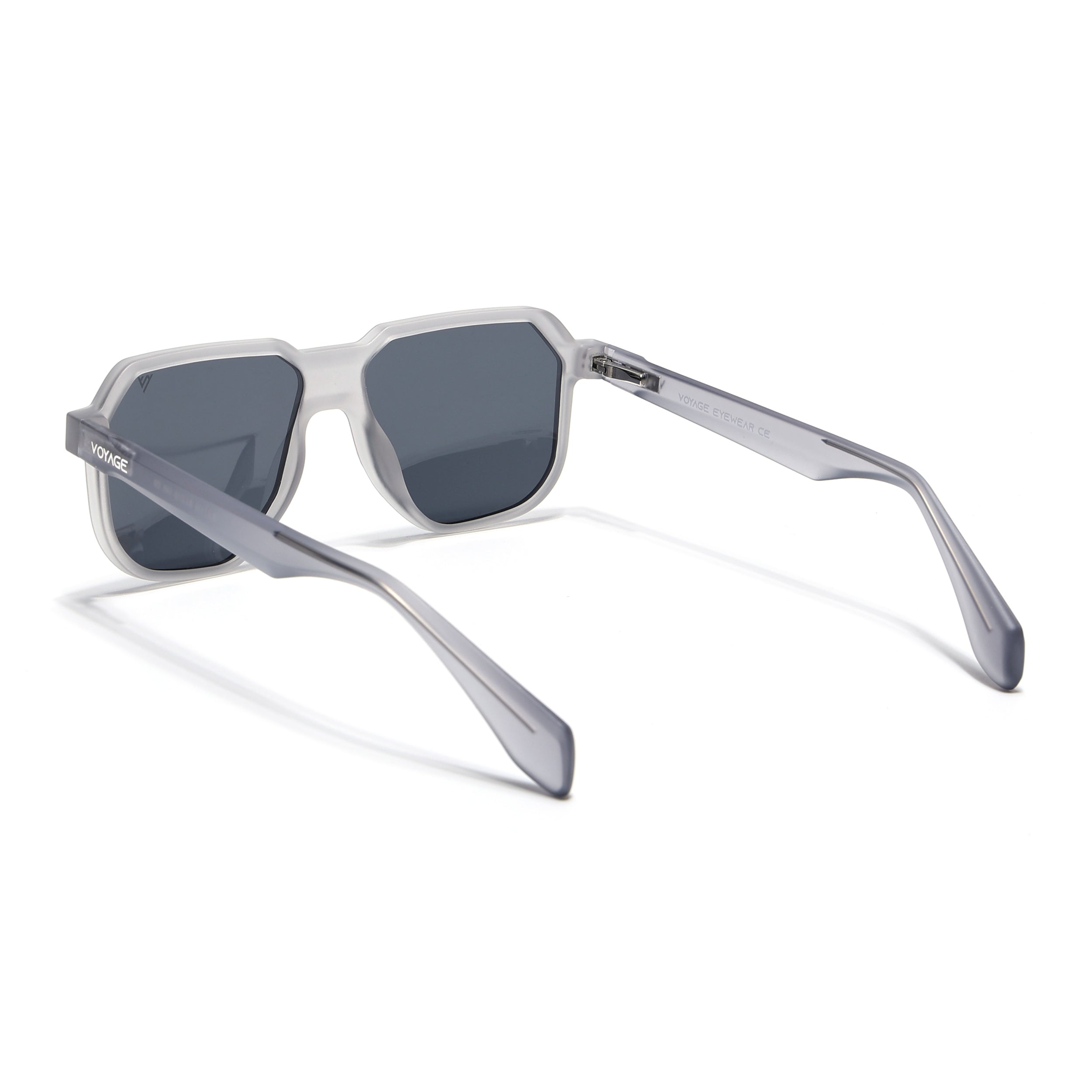 Prizm | Light Grey Hexagonal Polarized Sunglasses | Black Lens - PMG6710