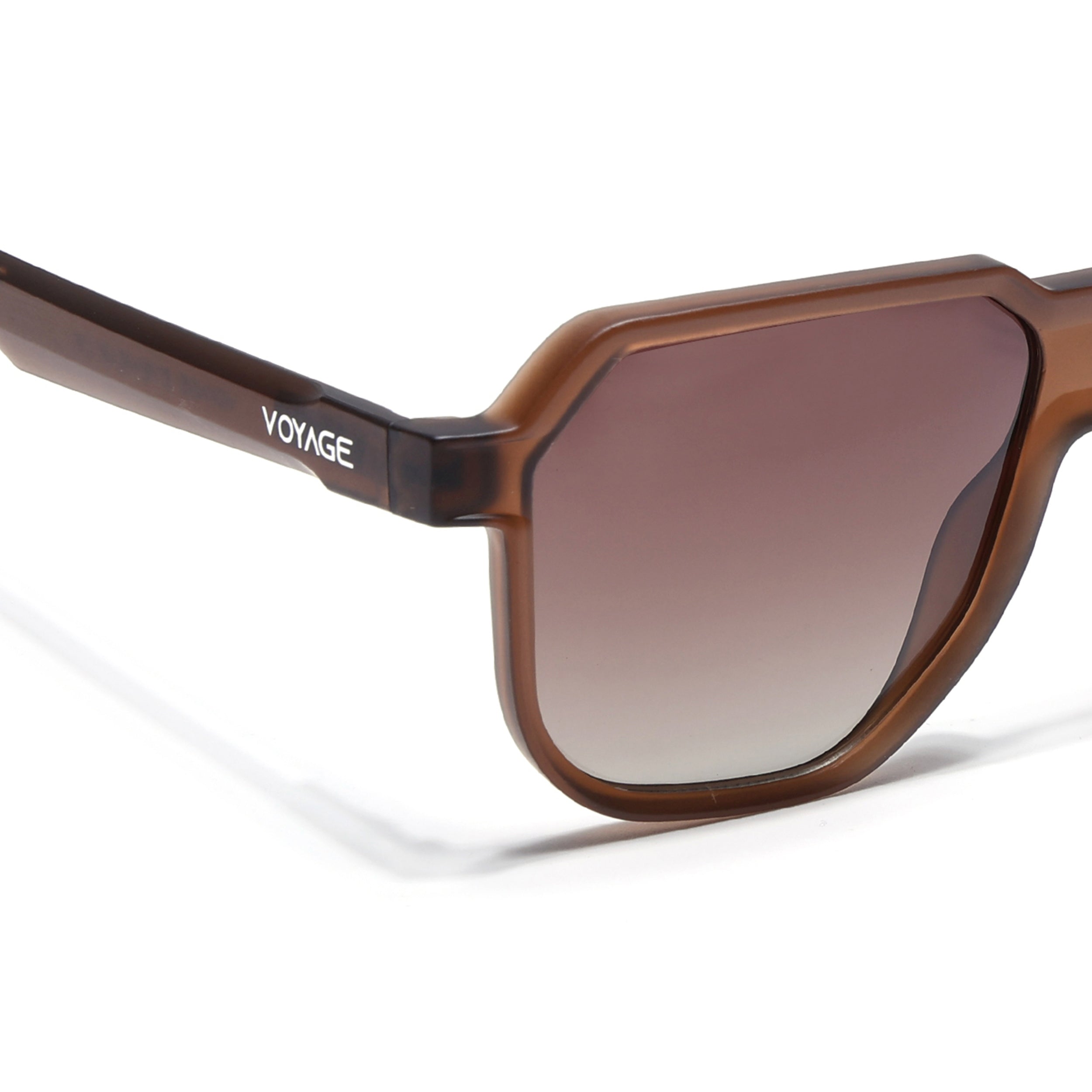 Prizm | Brown Hexagonal Polarized Sunglasses | Brown & Clear Lens - PMG6711