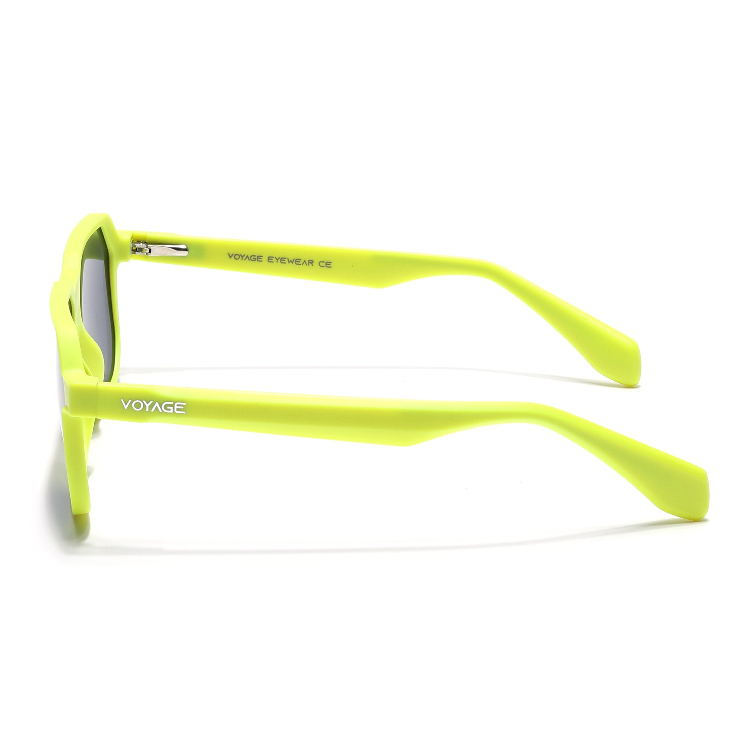 Prizm | Neon Yellow Hexagonal Polarized Sunglasses | Black Lens - PMG6715