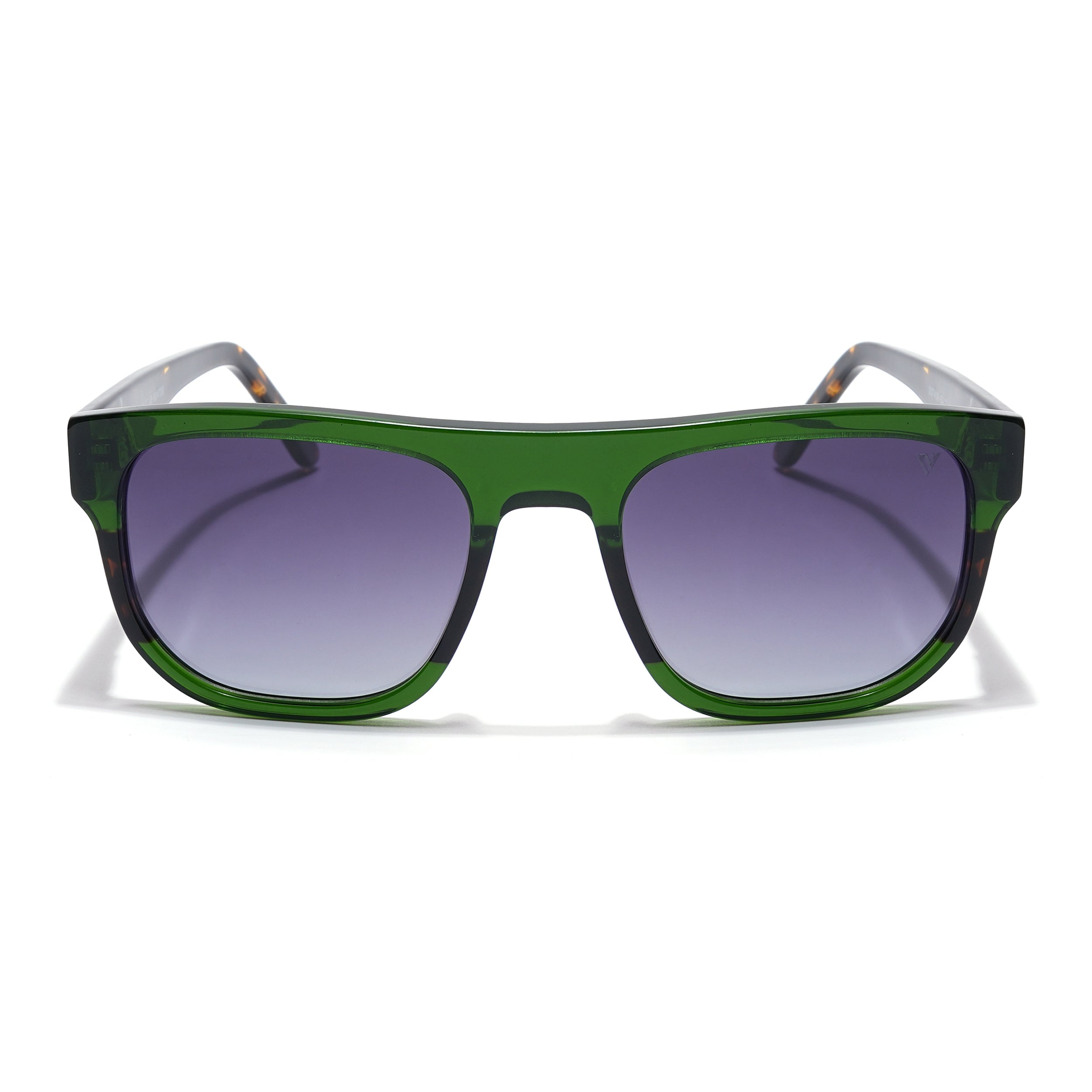 Voyage Select Square Sunglasses (Grey Lens | Green Frame - SLPMG5987)