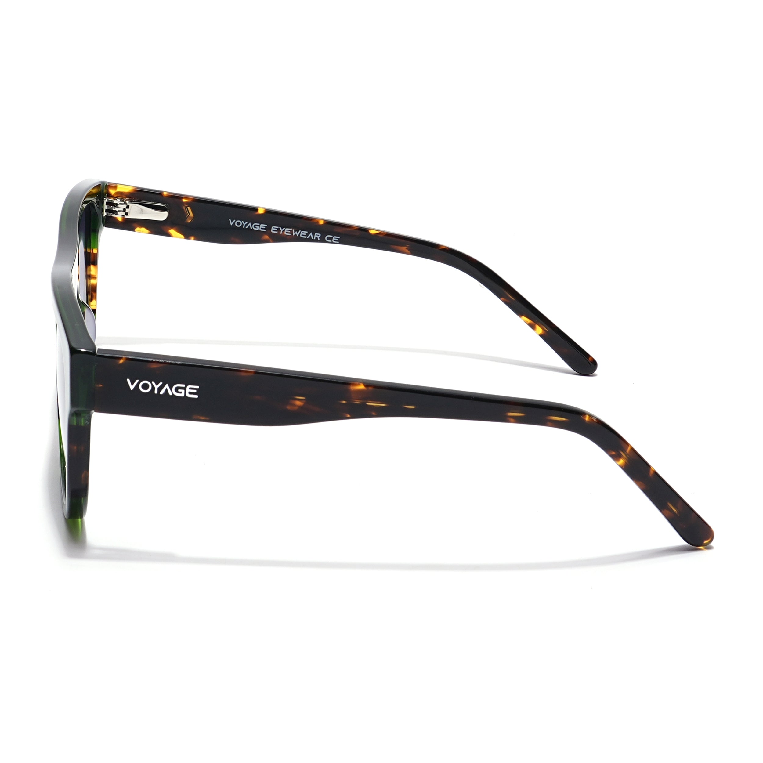 Voyage Select Square Sunglasses (Grey Lens | Green Frame - SLPMG5987)