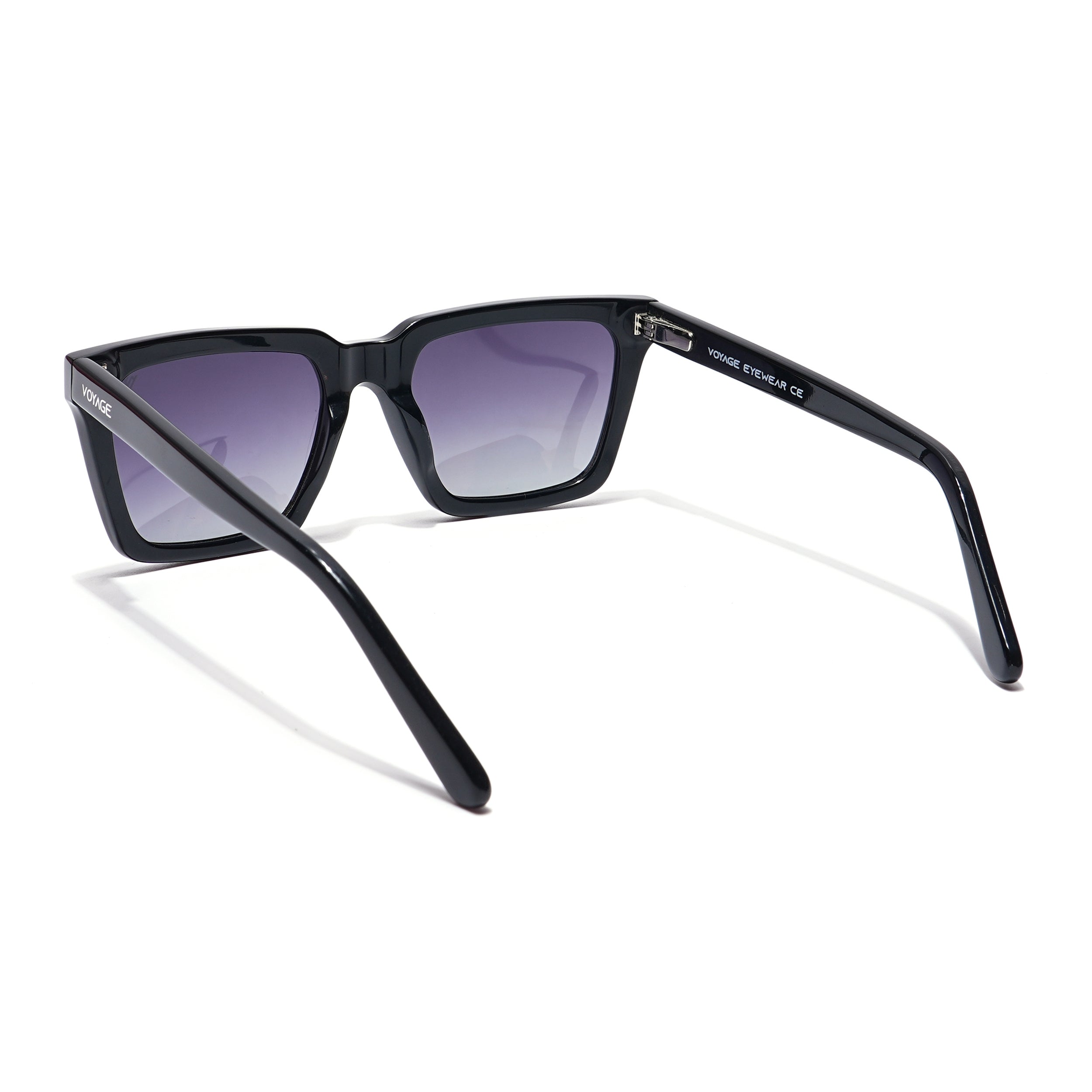 Voyage Select Square Sunglasses (Grey Lens | Shine Black Frame - SLPMG5970)