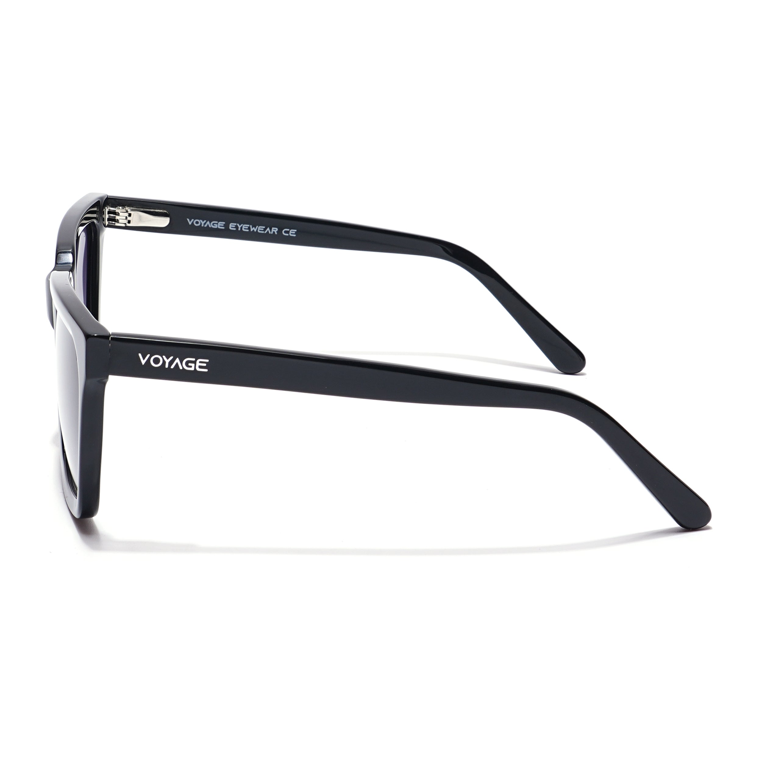 Voyage Select Square Sunglasses (Grey Lens | Shine Black Frame - SLPMG5970)