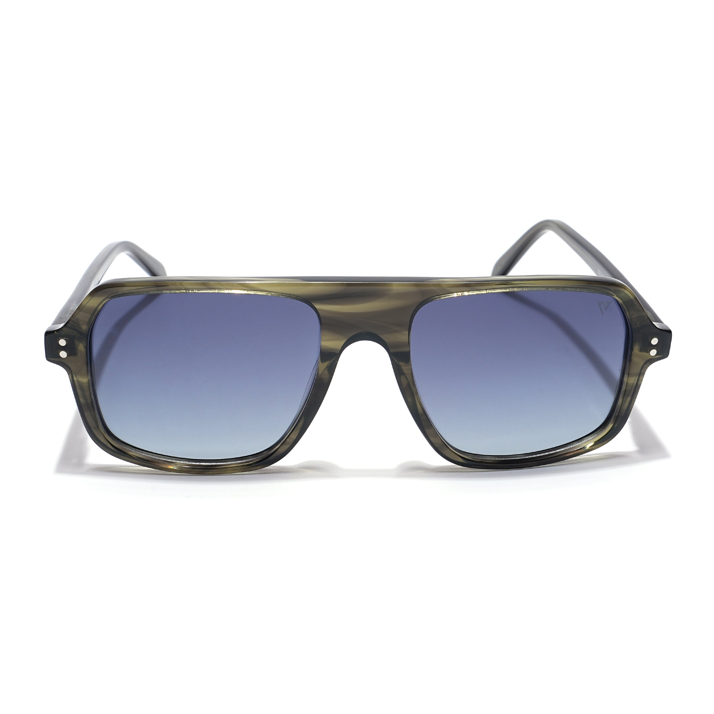 Voyage Select Square Sunglasses (Grey Lens | Olive Frame - SLPMG5986)