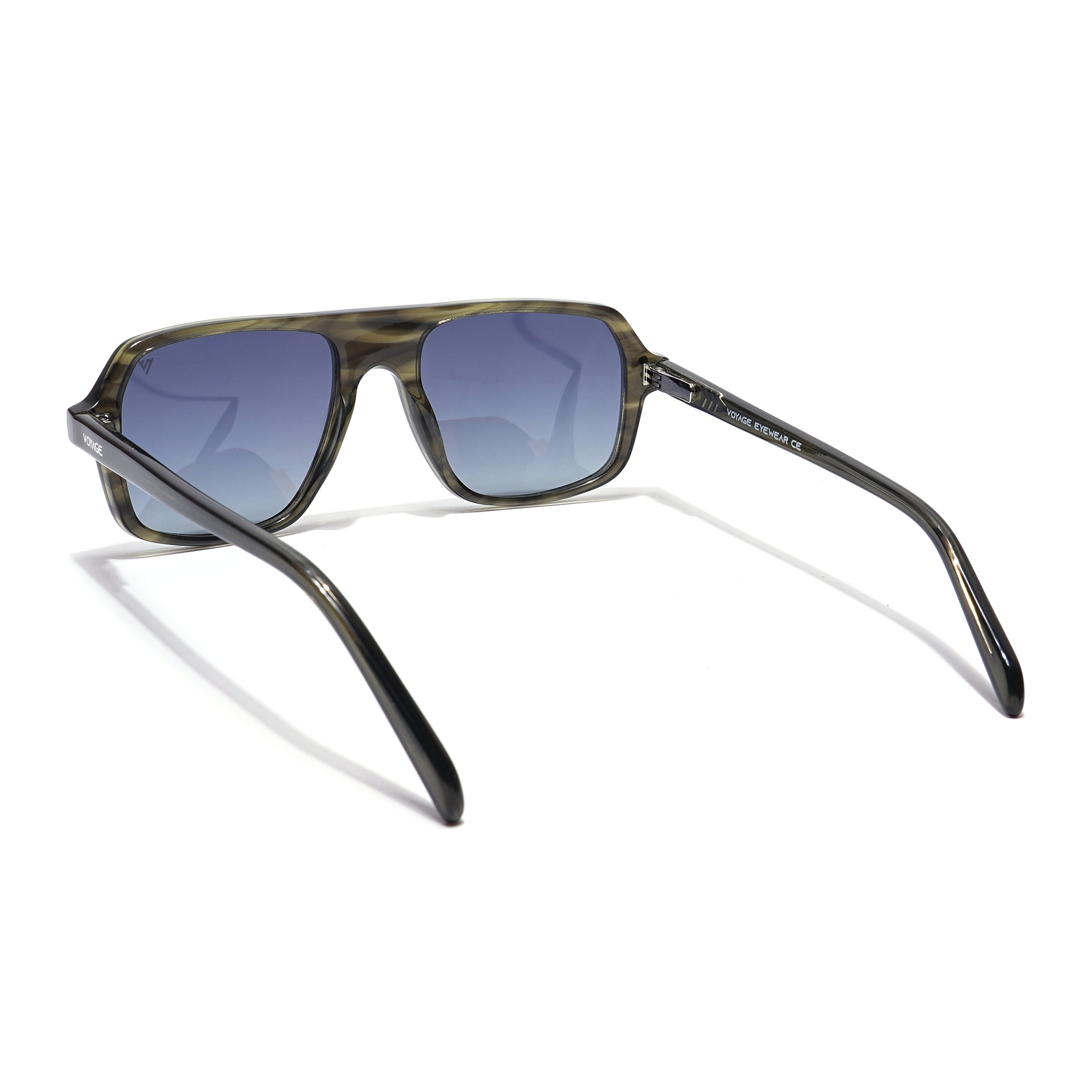 Voyage Select Square Sunglasses (Grey Lens | Olive Frame - SLPMG5986)