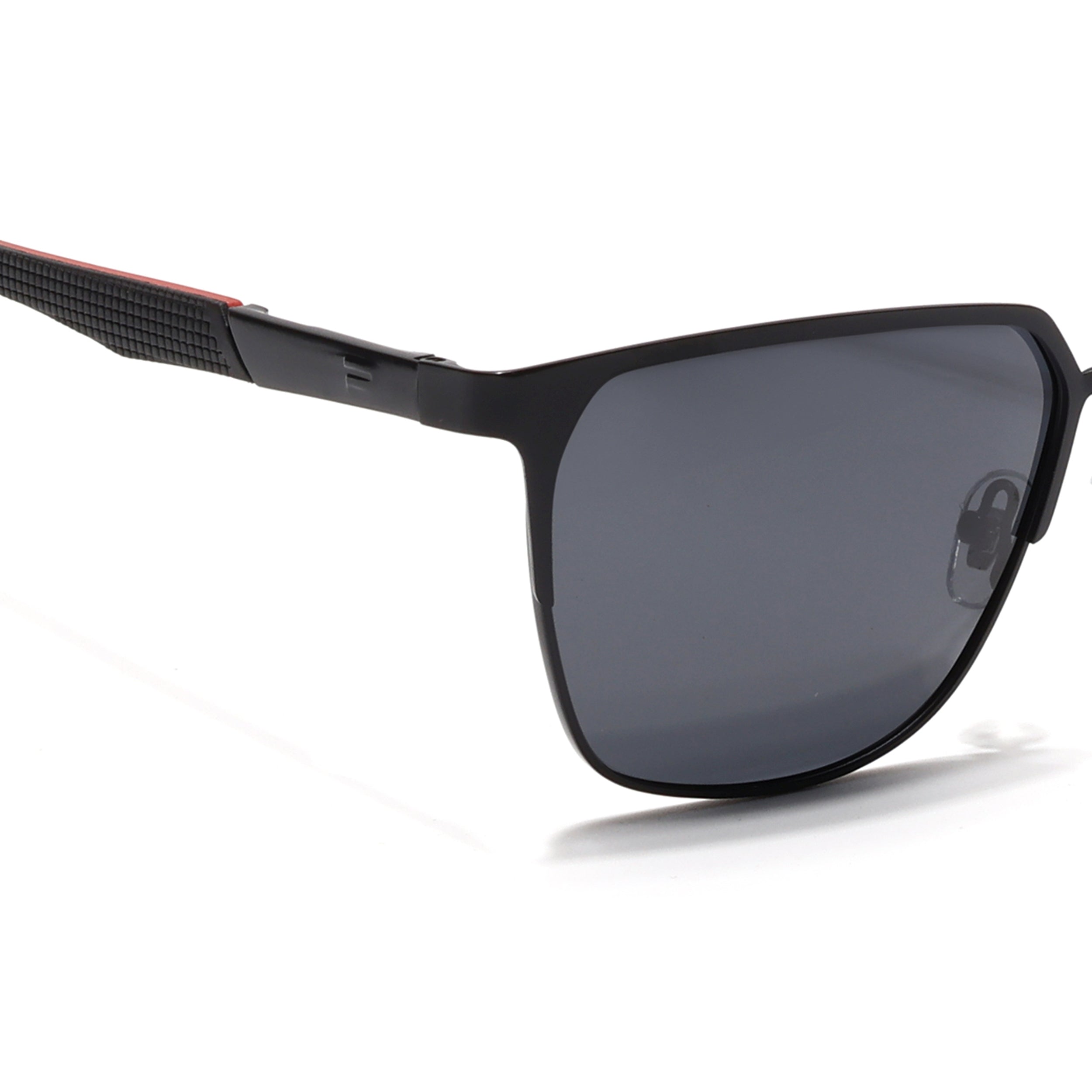 Black Polarized Square Sunglasses - PMG4282