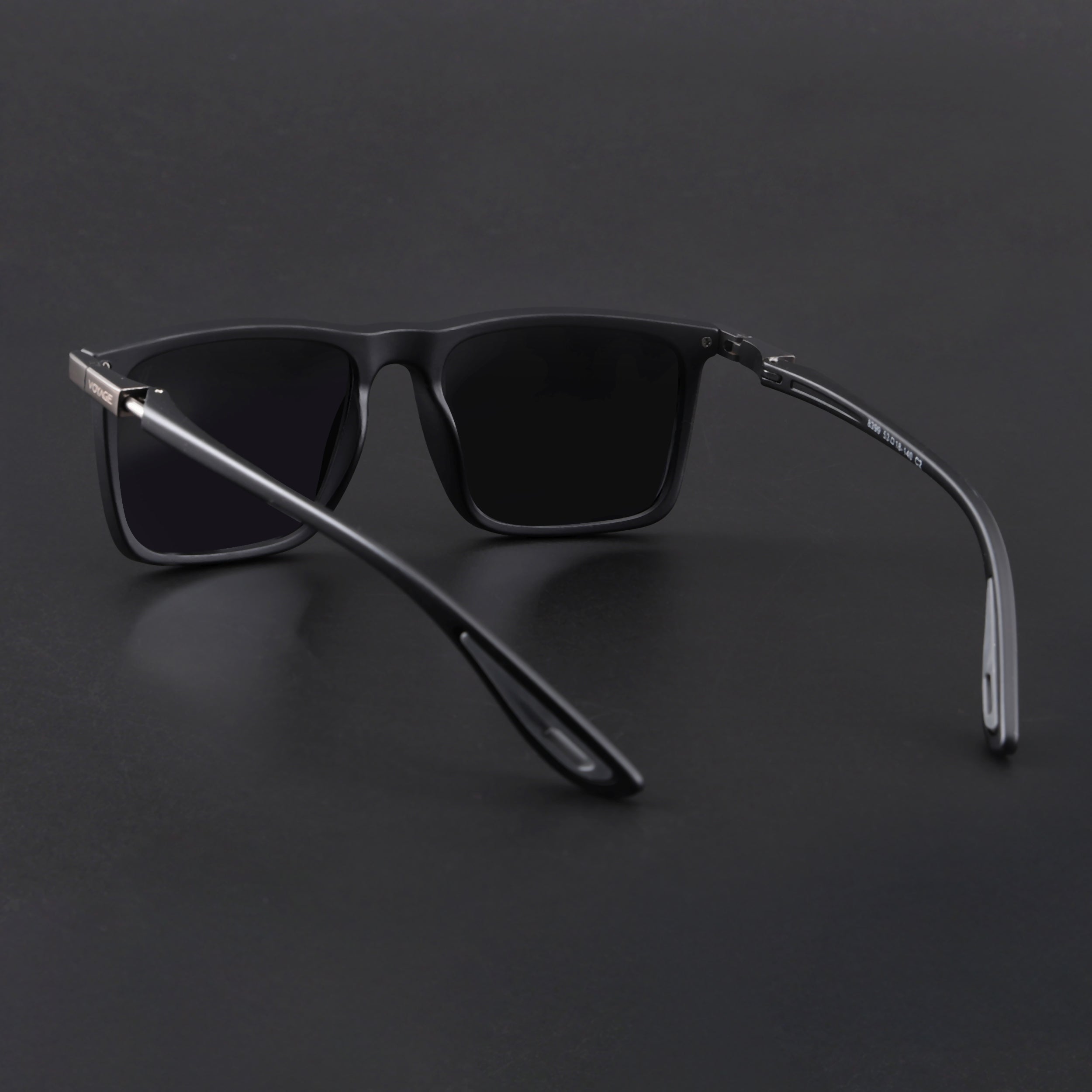 Beast 2.0 | Matt Black Polarized Rectangle Sunglasses | PMG6647