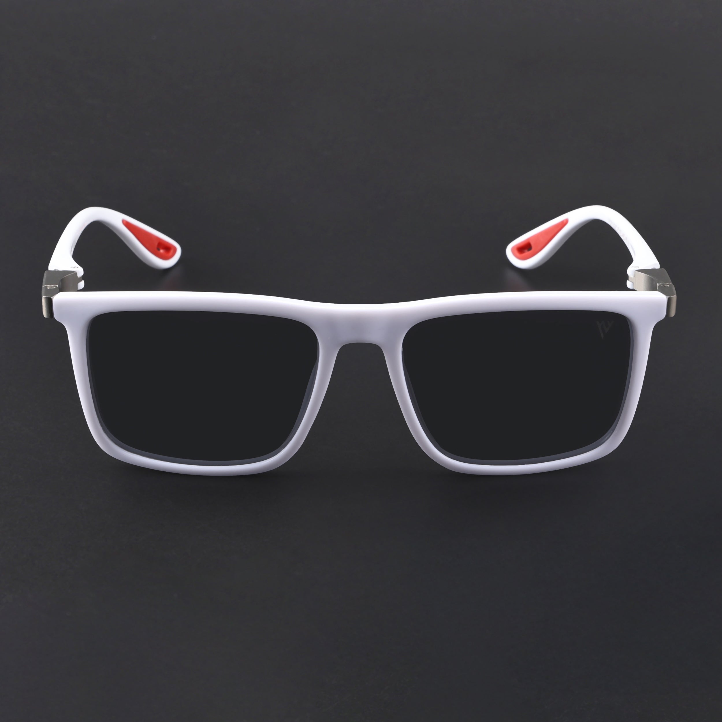 Beast 2.0 |White Polarized Rectangle Sunglasses | PMG6649