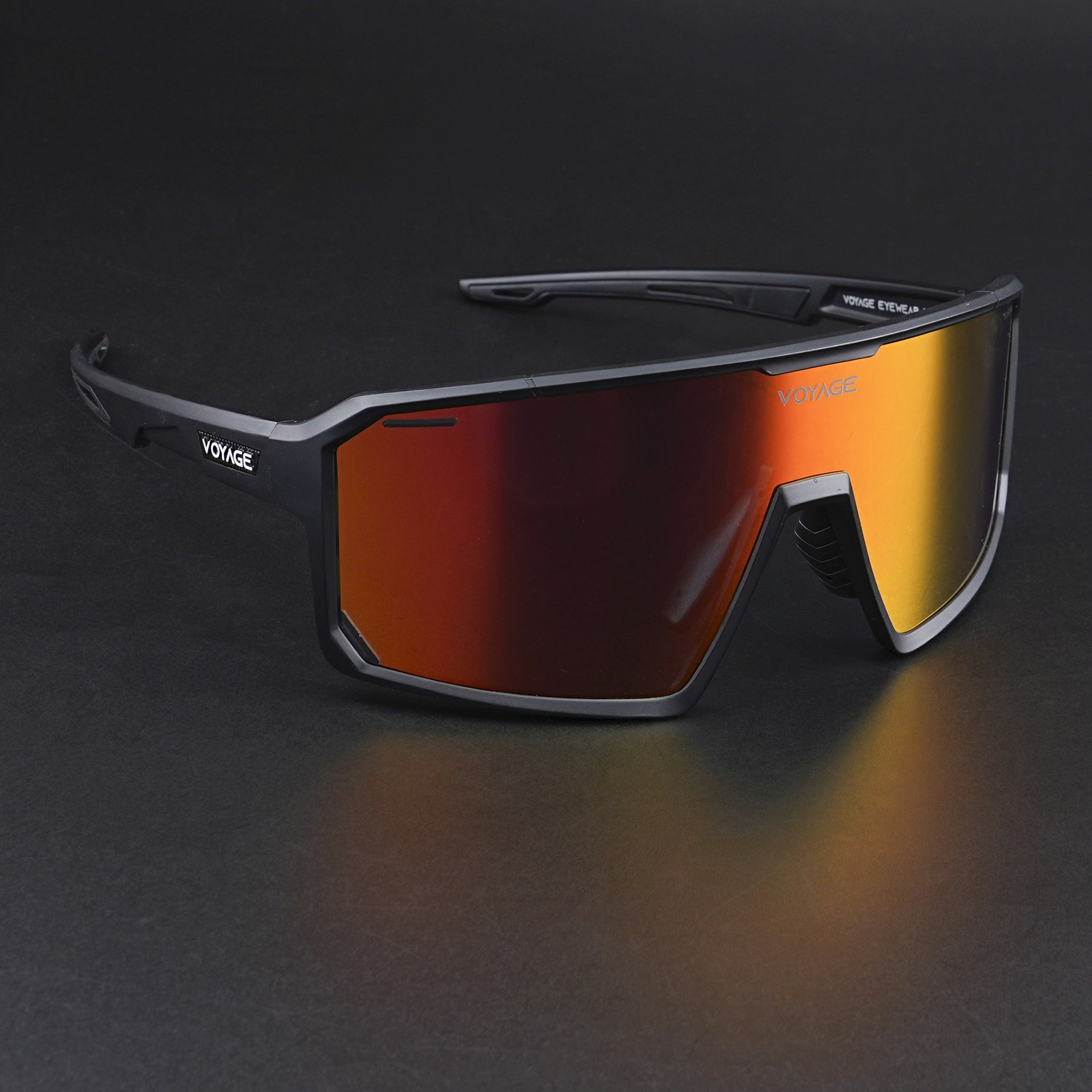 Voyage Select Drift Sunglasses (Multicolor Lens | Black Frame - SLMG6264)