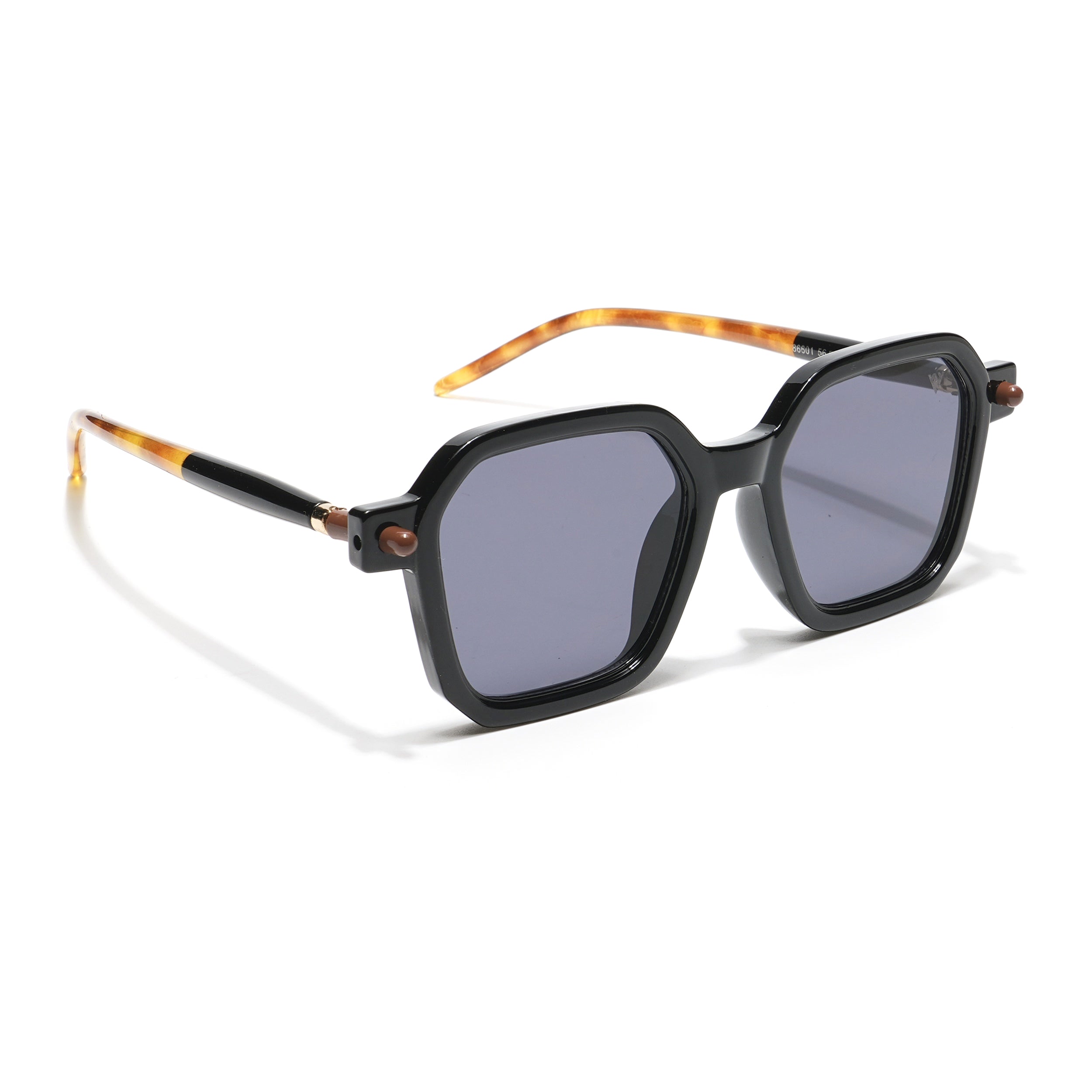 Square Sunglasses (Black Lens | Black Frame - MG5176)