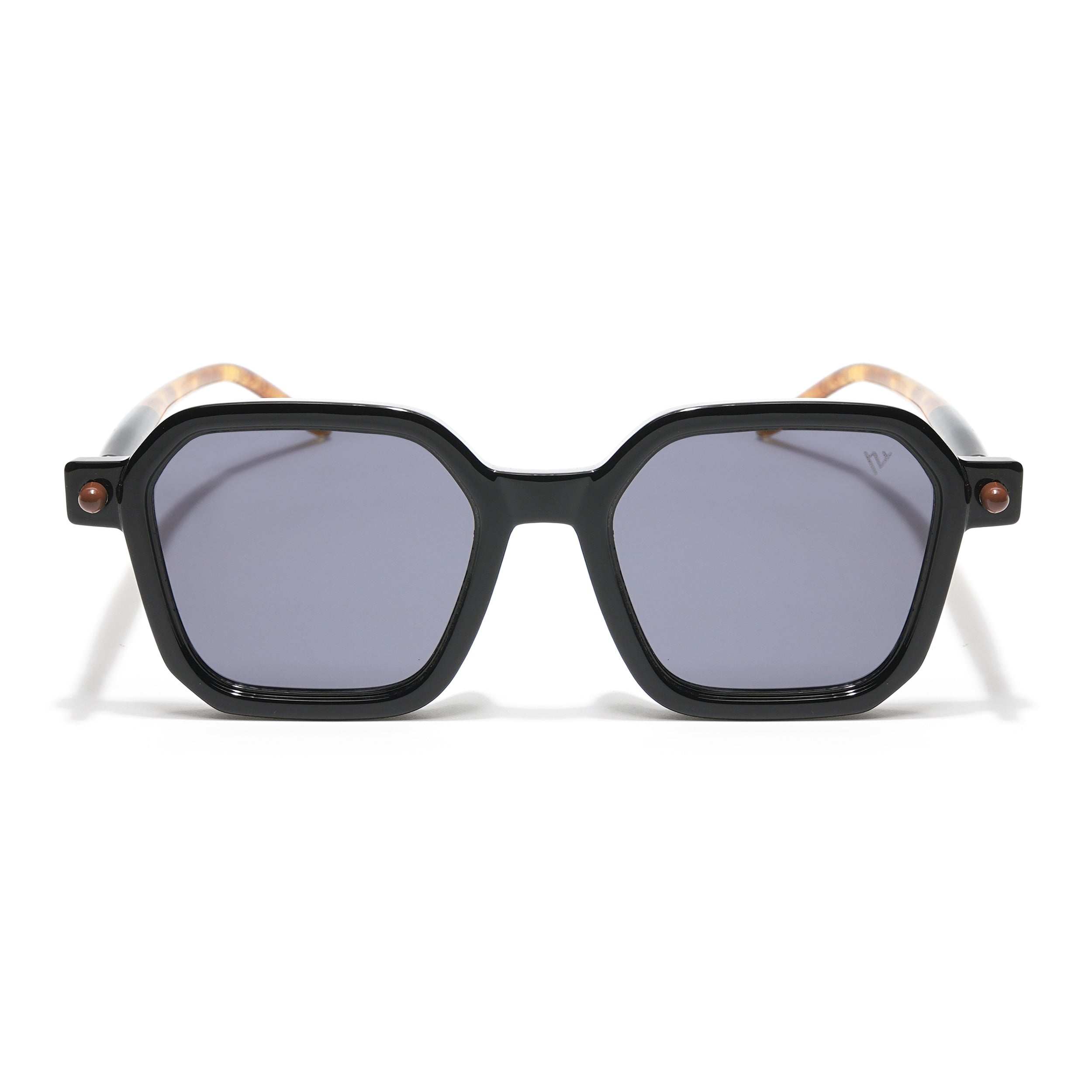 Square Sunglasses (Black Lens | Black Frame - MG5176)