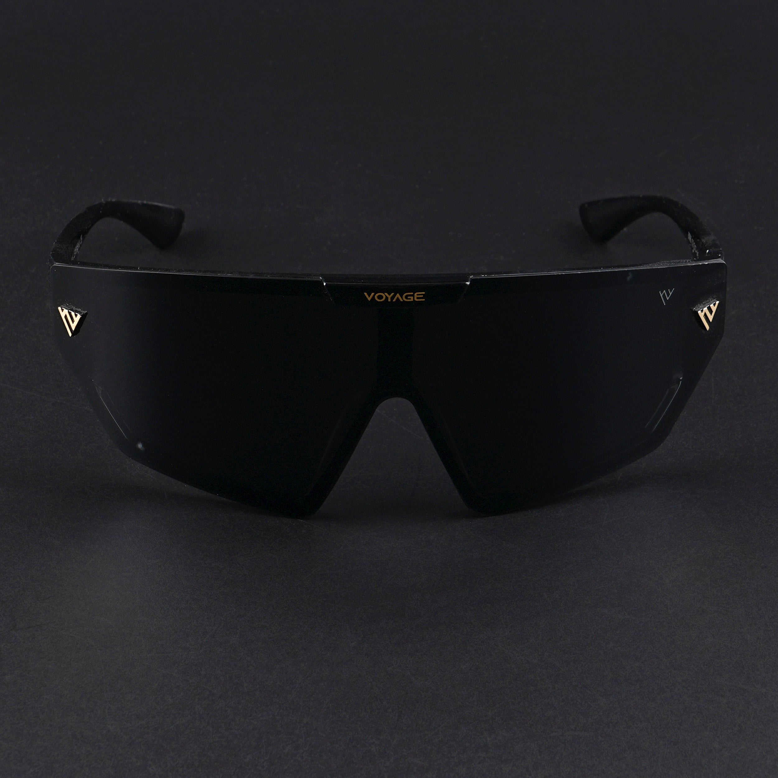 Falcon | Black Wrap Around Polarized Sunglasses | PMG5858