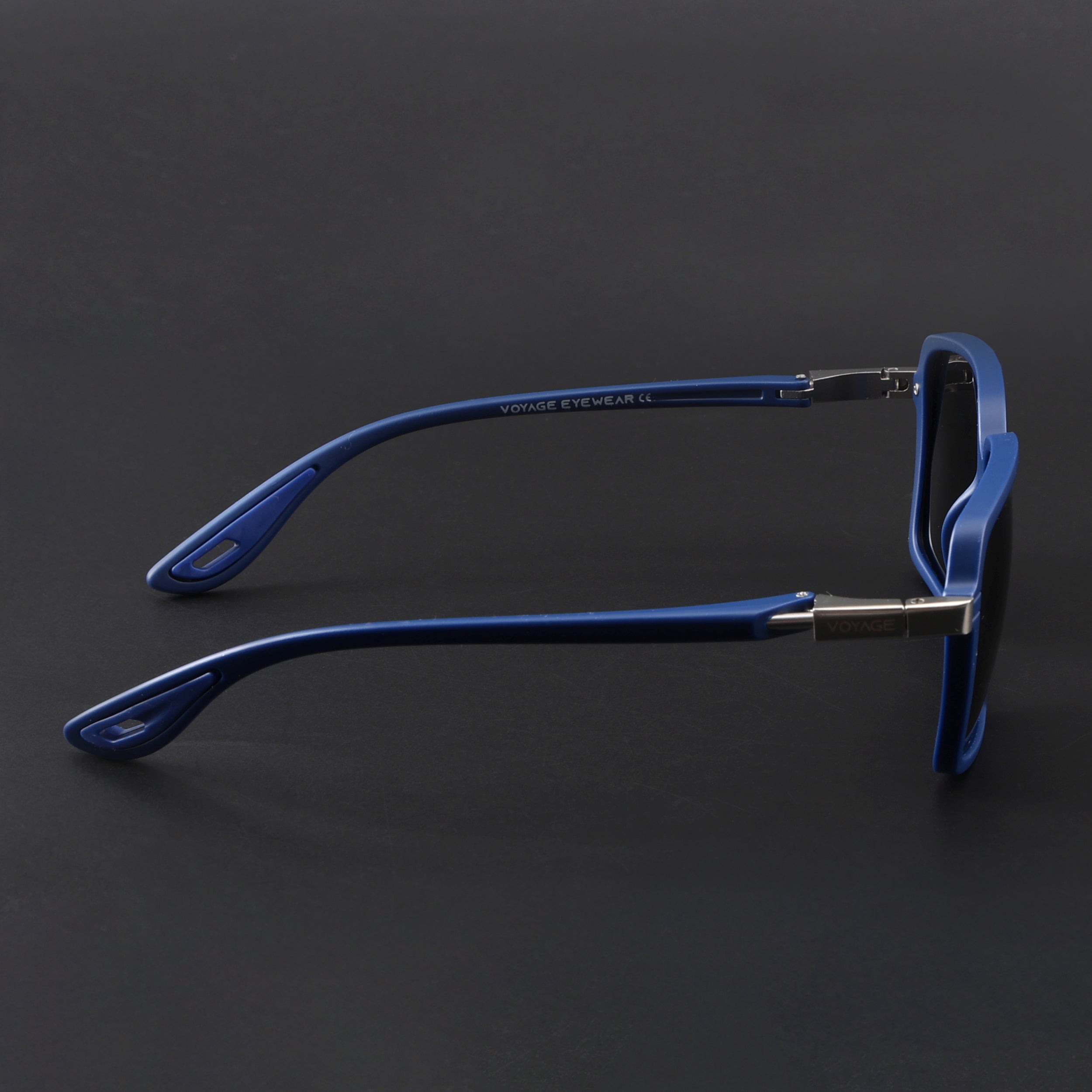 Hydra | Blue Polarized Rectangle Sunglasses | PMG6657