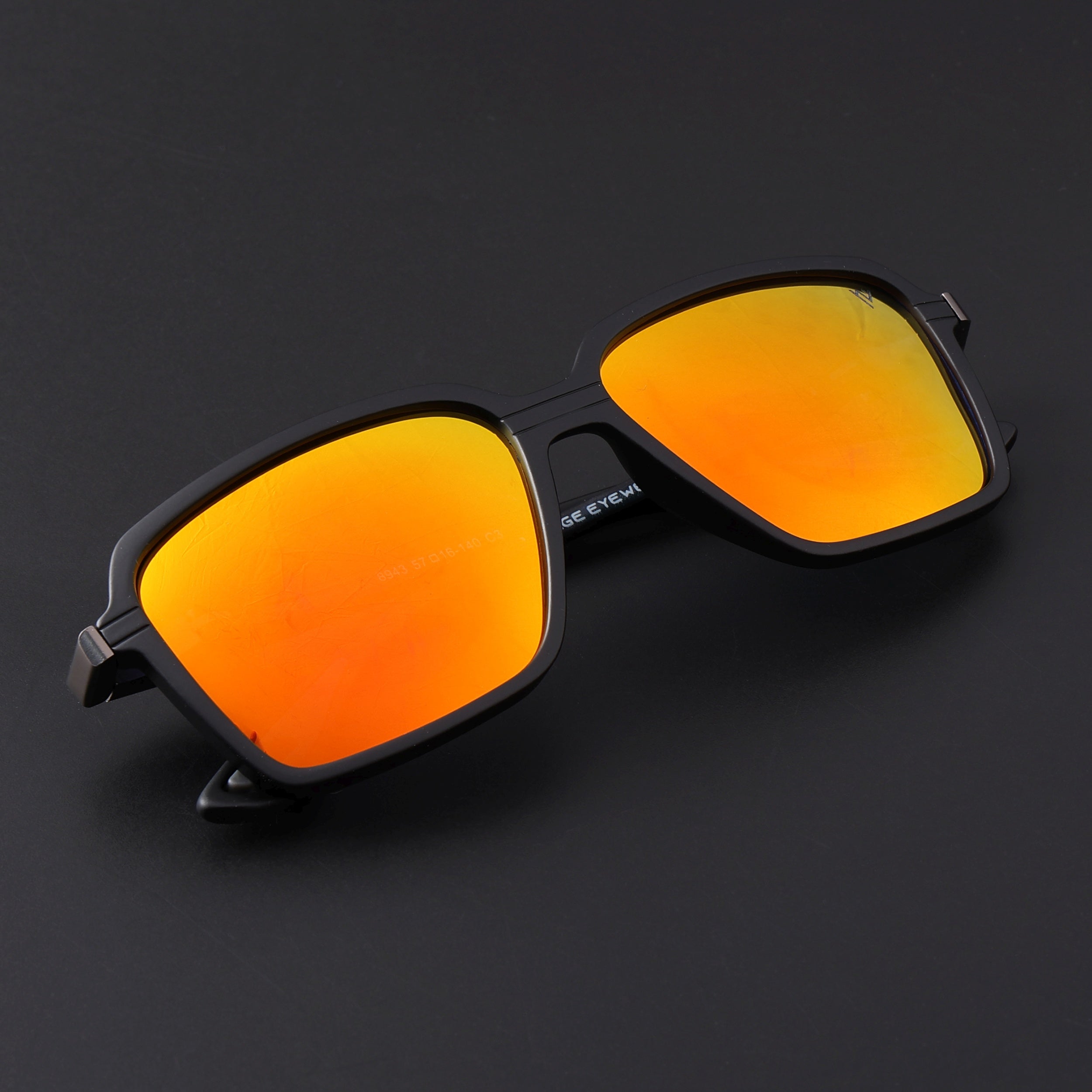 Hydra | Multicolor Reflector Polarized Rectangle Sunglasses | PMG6658