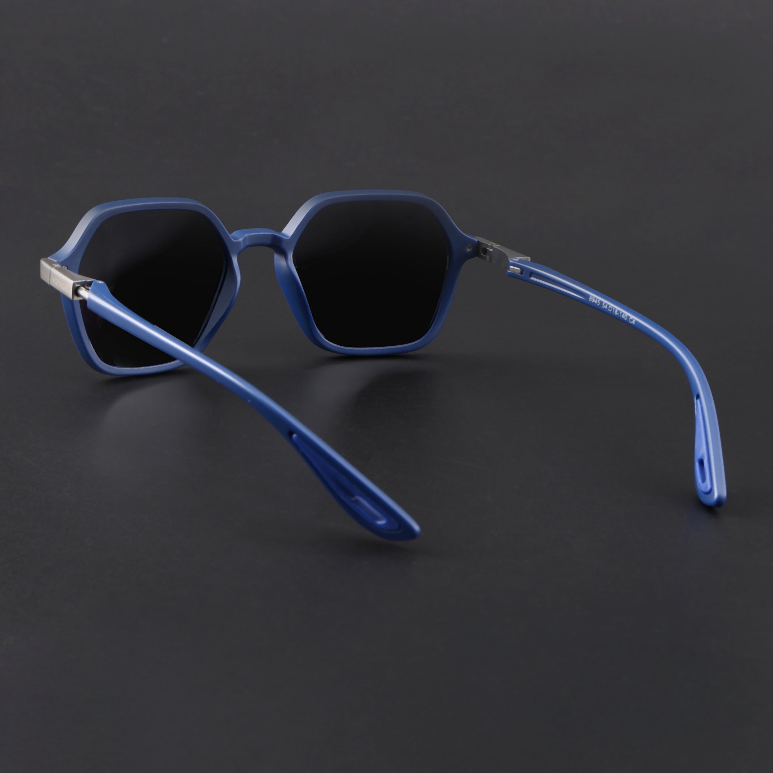 EdgeX | Blue Polarized Hexagon Sunglasses | PMG6643