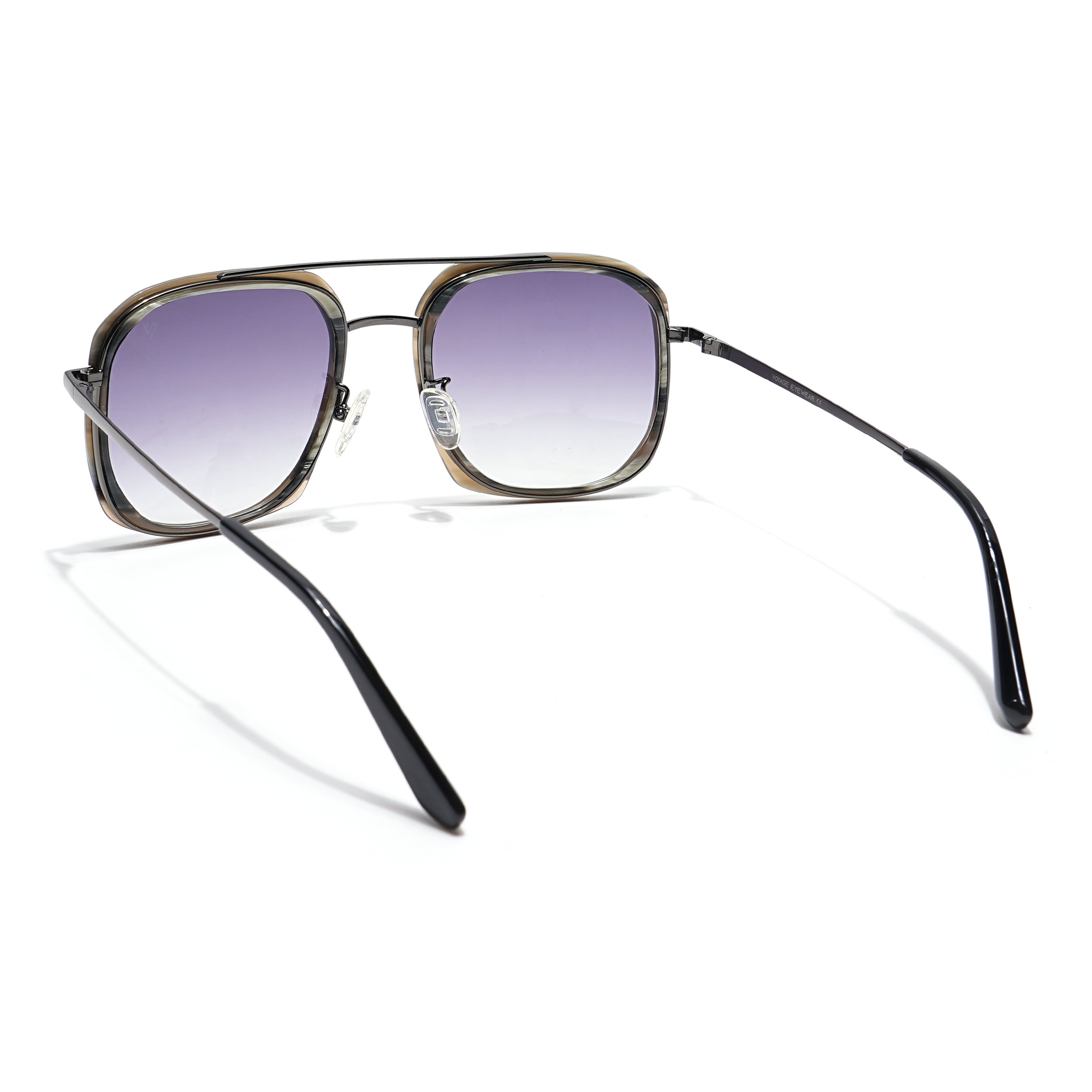 Voyage Select Wayfarer Sunglasses (Grey & Clear Lens | Grey Frame - SLMG6113)