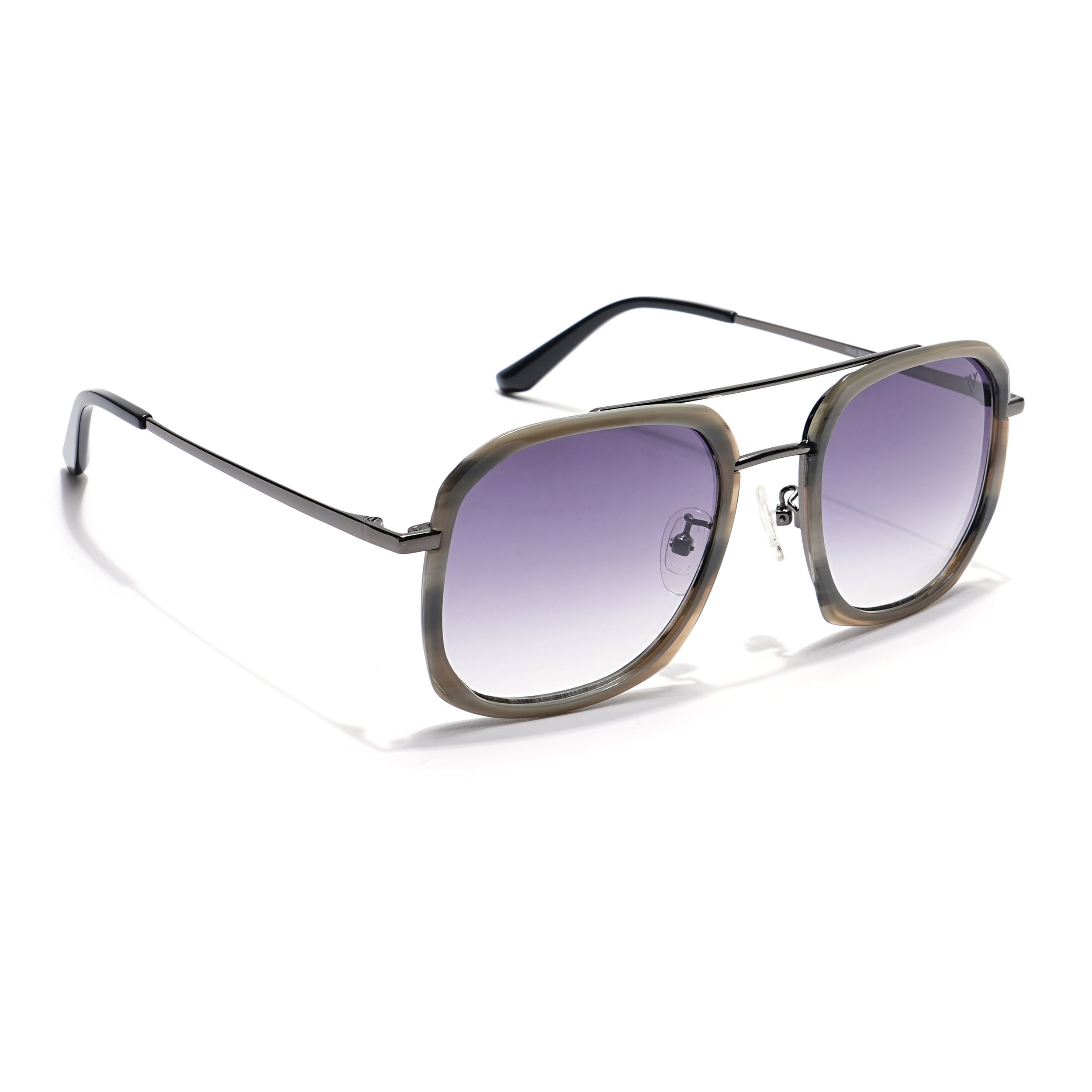 Voyage Select Wayfarer Sunglasses (Grey & Clear Lens | Grey Frame - SLMG6113)