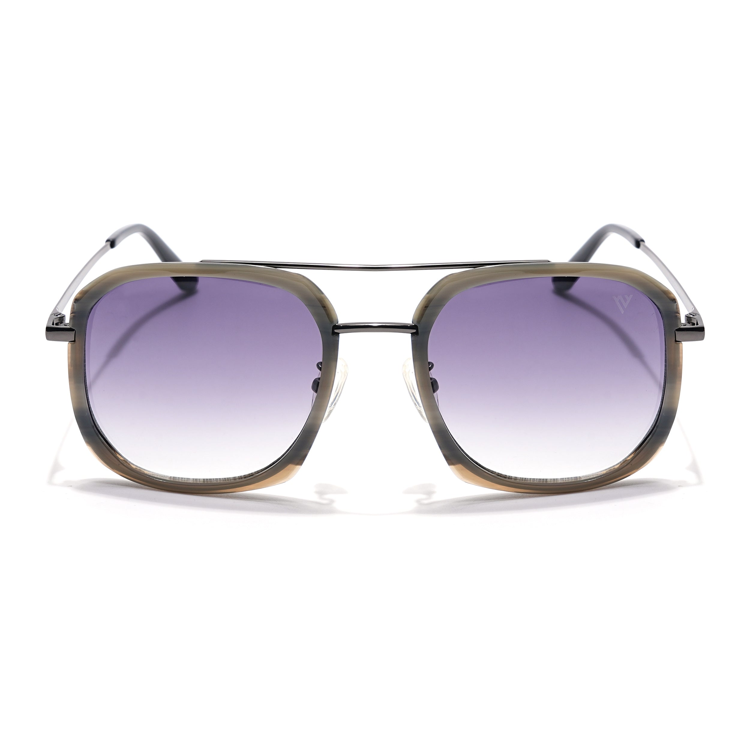 Voyage Select Wayfarer Sunglasses (Grey & Clear Lens | Grey Frame - SLMG6113)