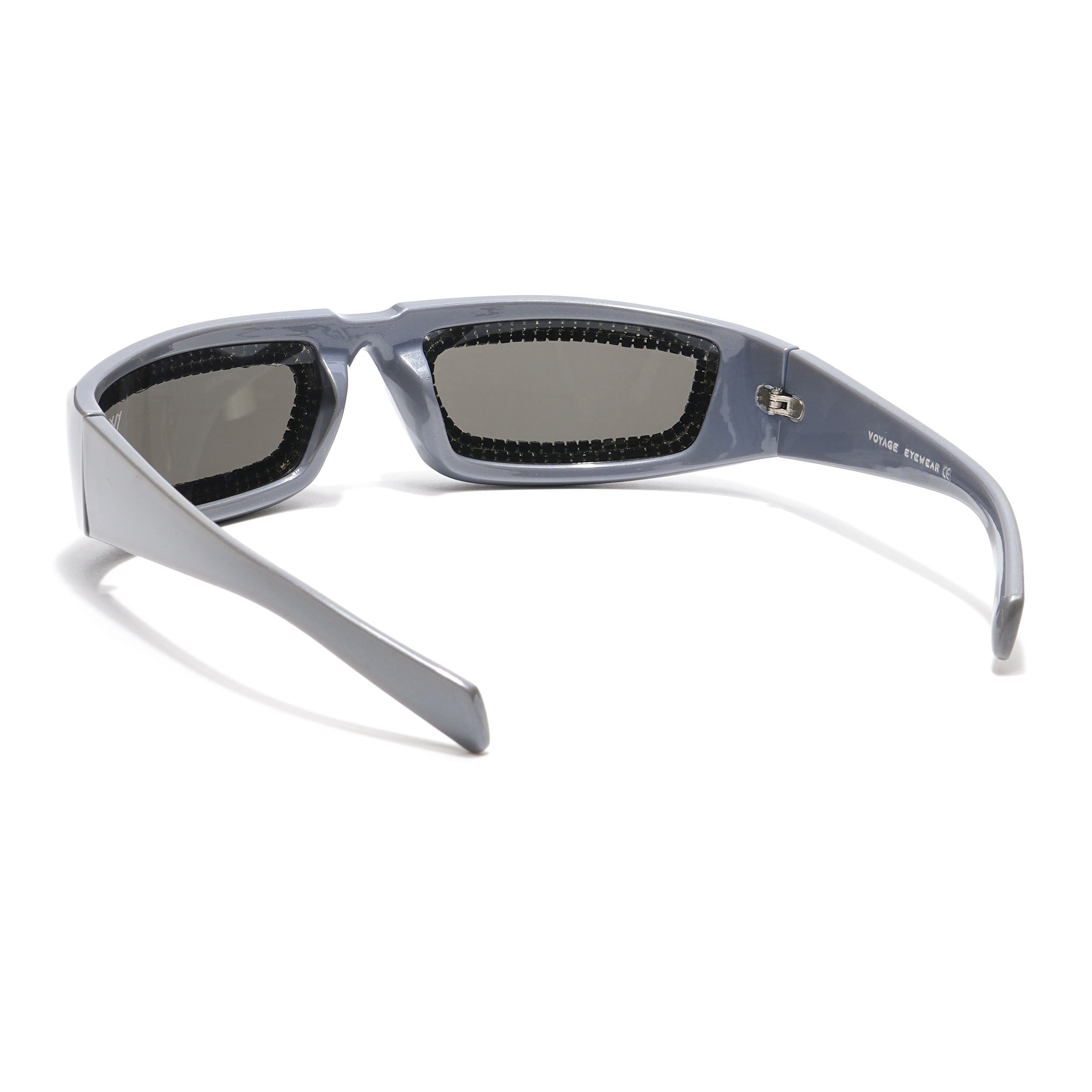 Silver Wrap-Around Sunglasses - MG4354