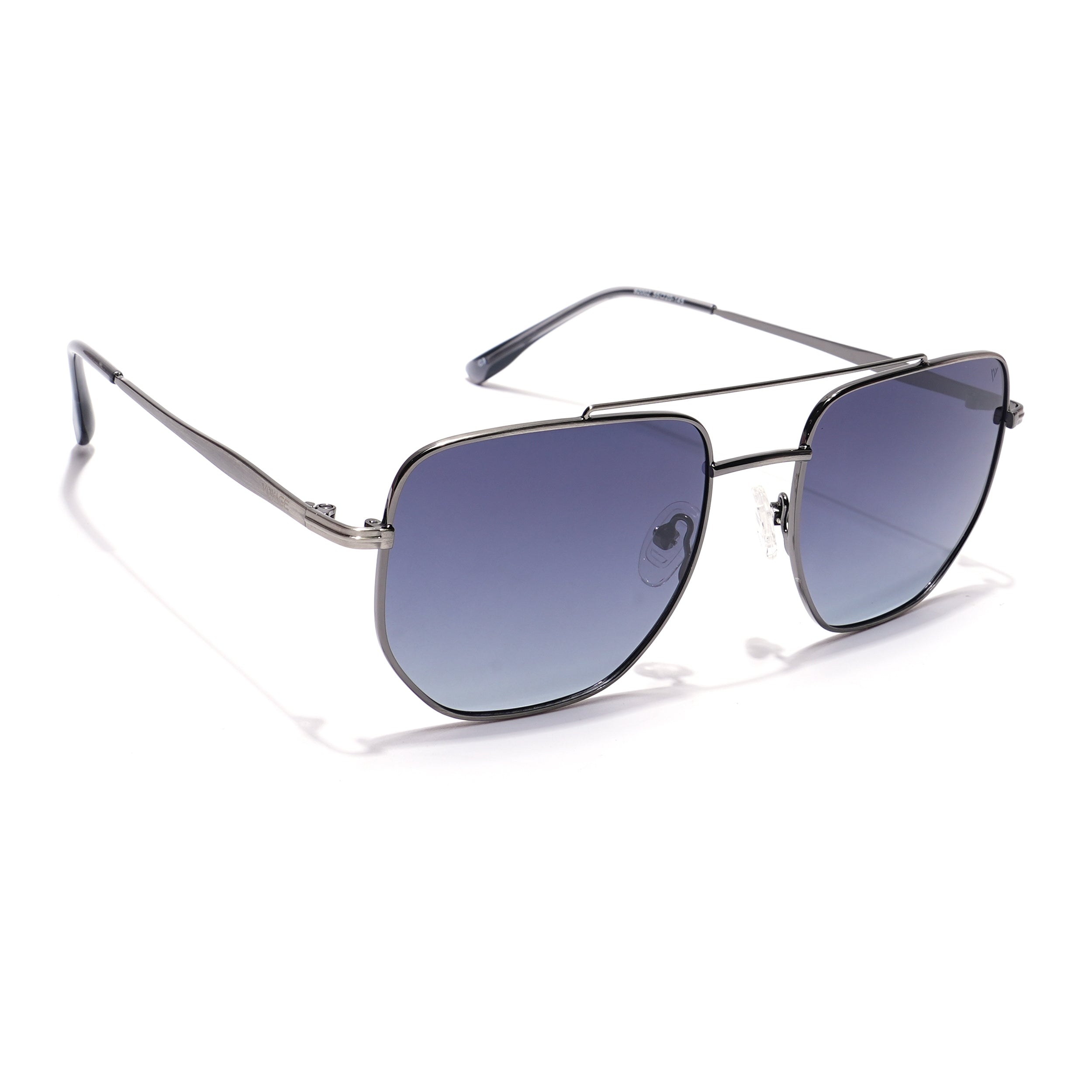 Voyage Select Square Sunglasses (Grey Lens | Silver Frame - SLPMG5951)