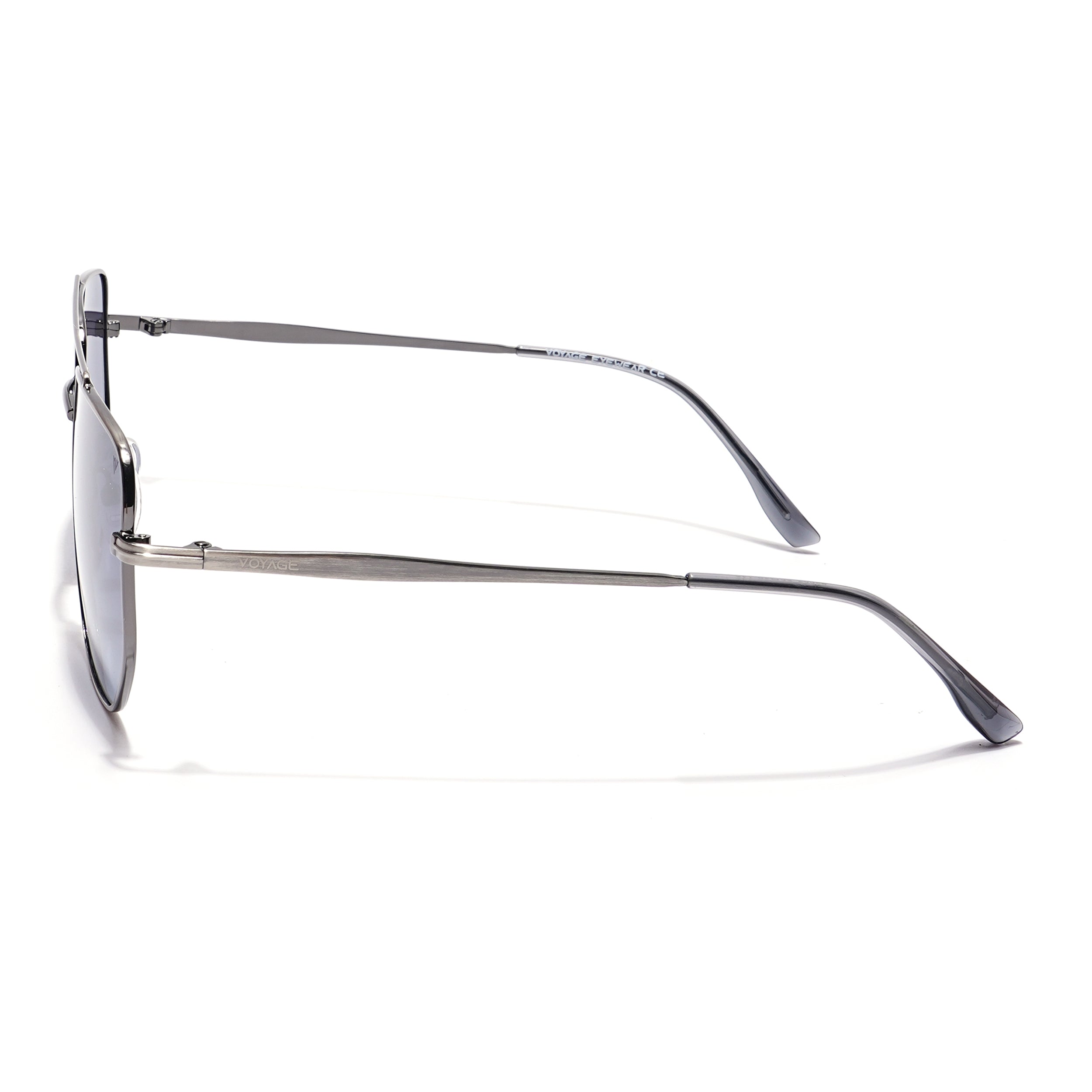 Voyage Select Square Sunglasses (Grey Lens | Silver Frame - SLPMG5951)