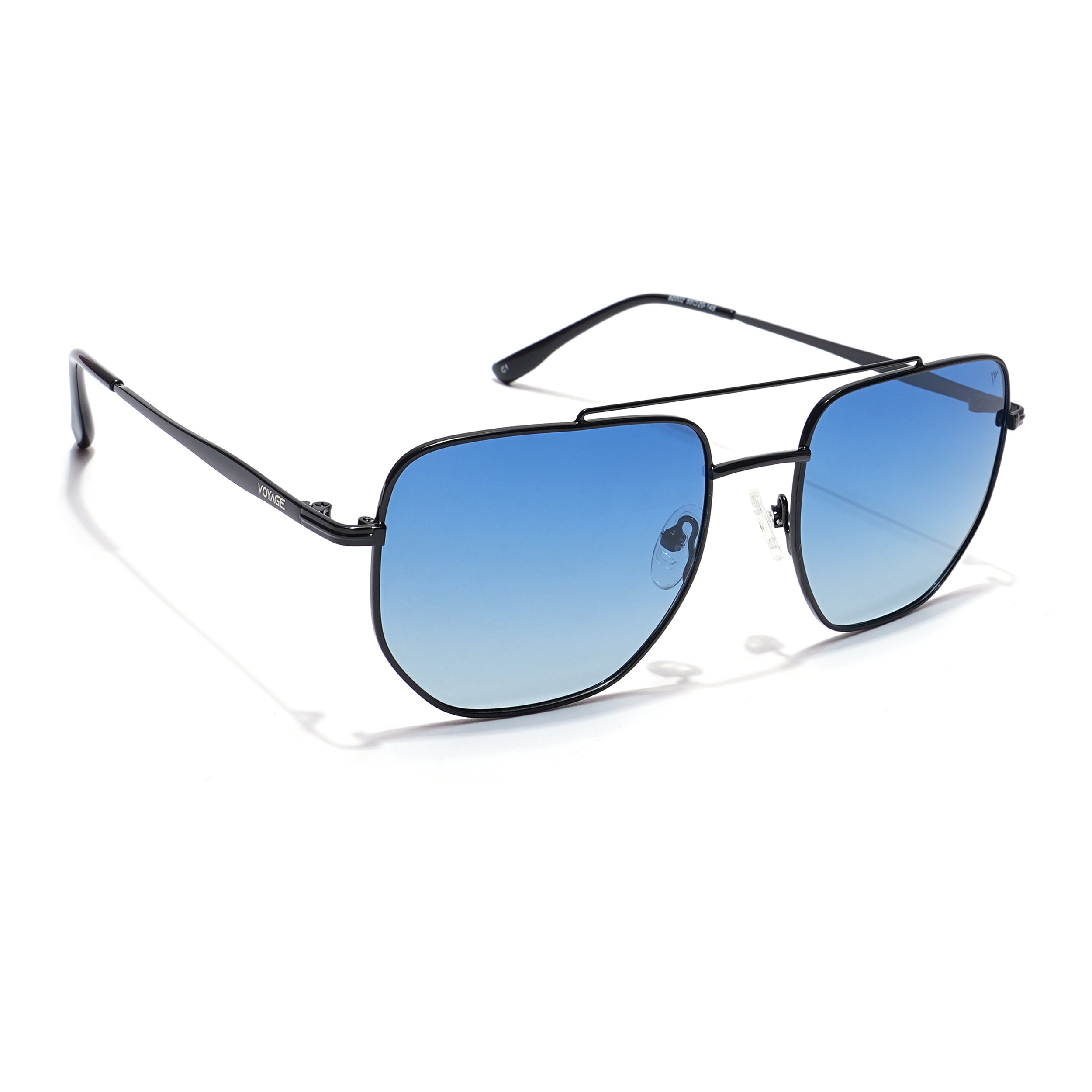 Voyage Select Square Sunglasses (Blue Lens | Black Frame - SLPMG5952)