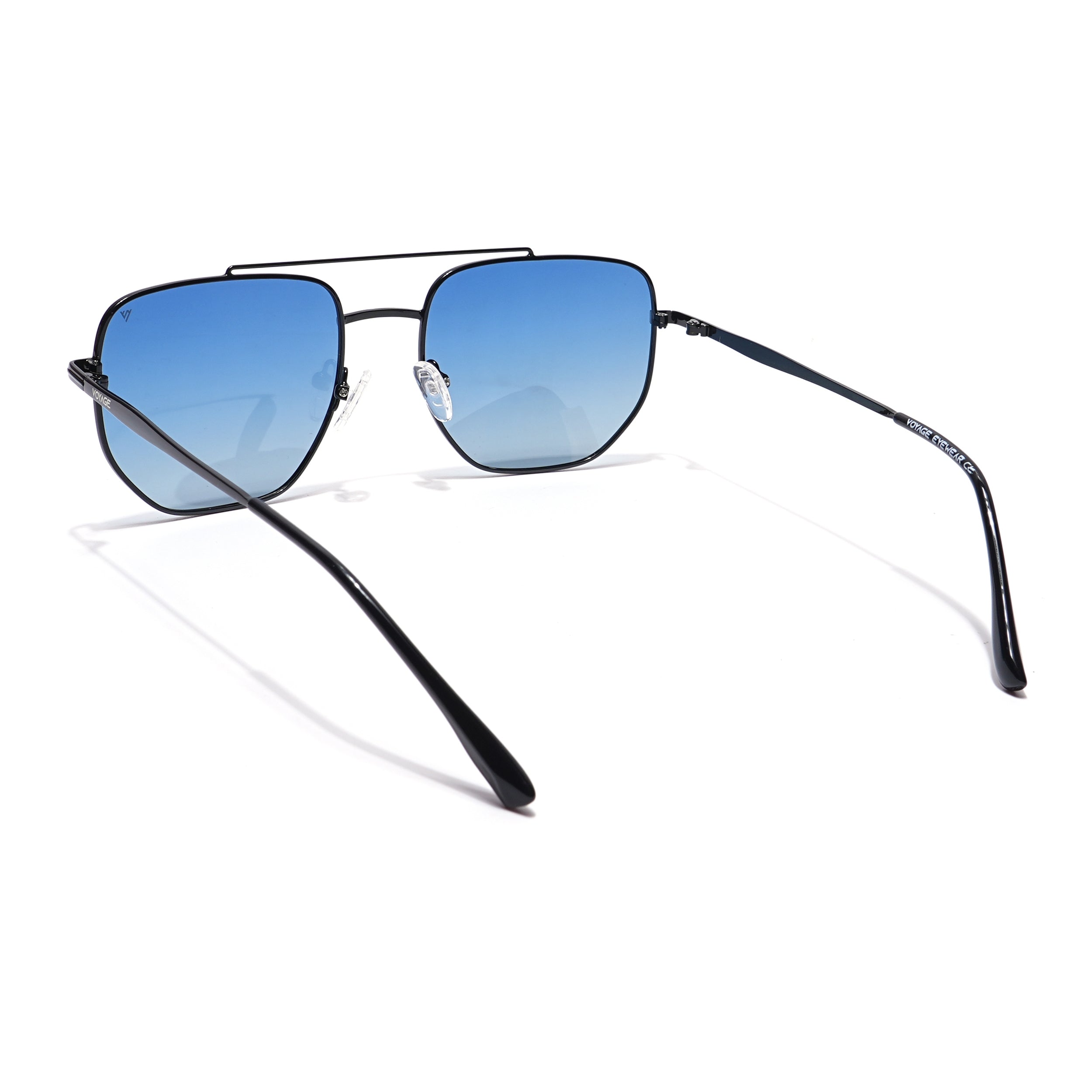 Voyage Select Square Sunglasses (Blue Lens | Black Frame - SLPMG5952)