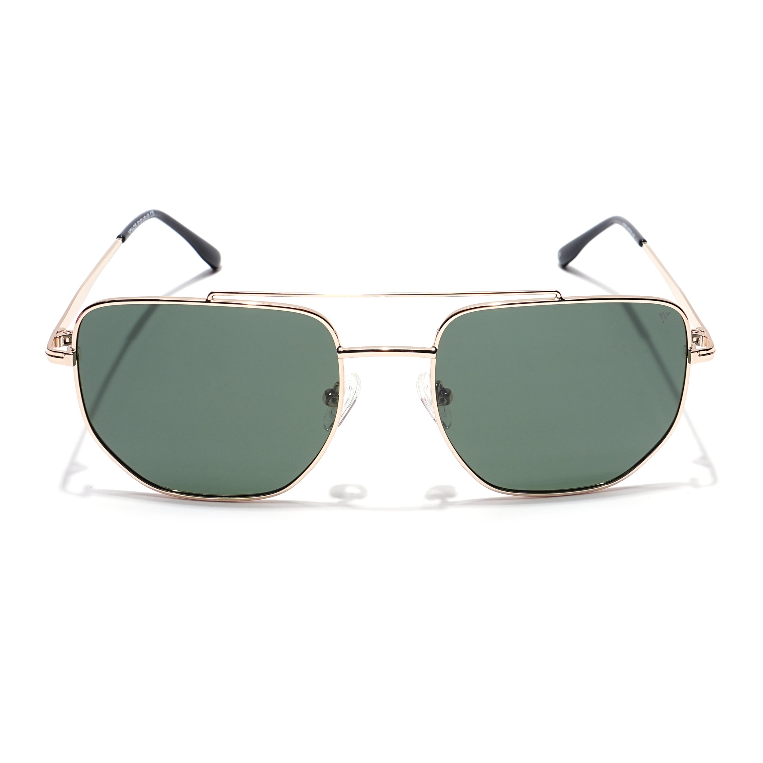 Voyage Select Square Sunglasses (Olive Lens | Golden Frame - SLPMG5953)