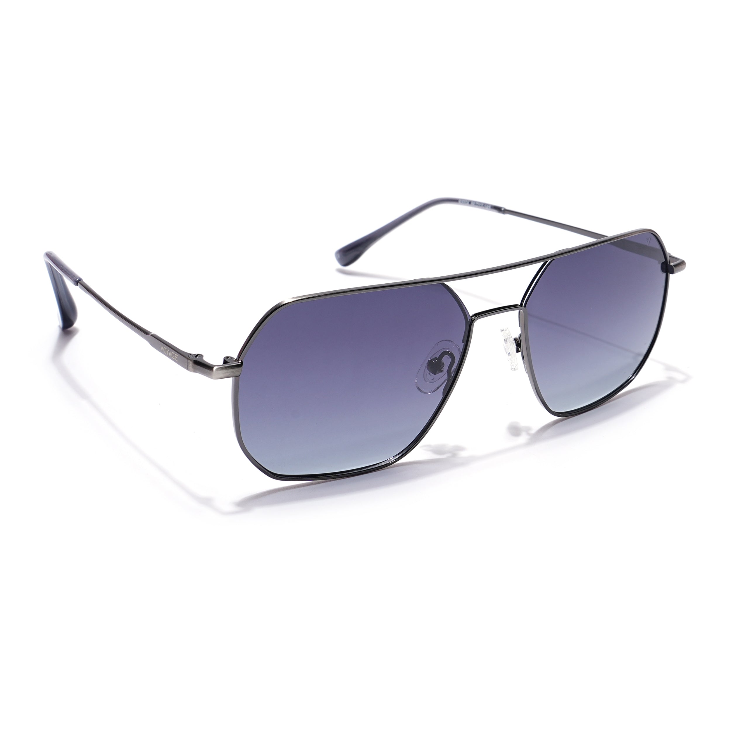 Voyage Select Square Sunglasses (Grey Lens | Silver Frame - SLPMG5961)