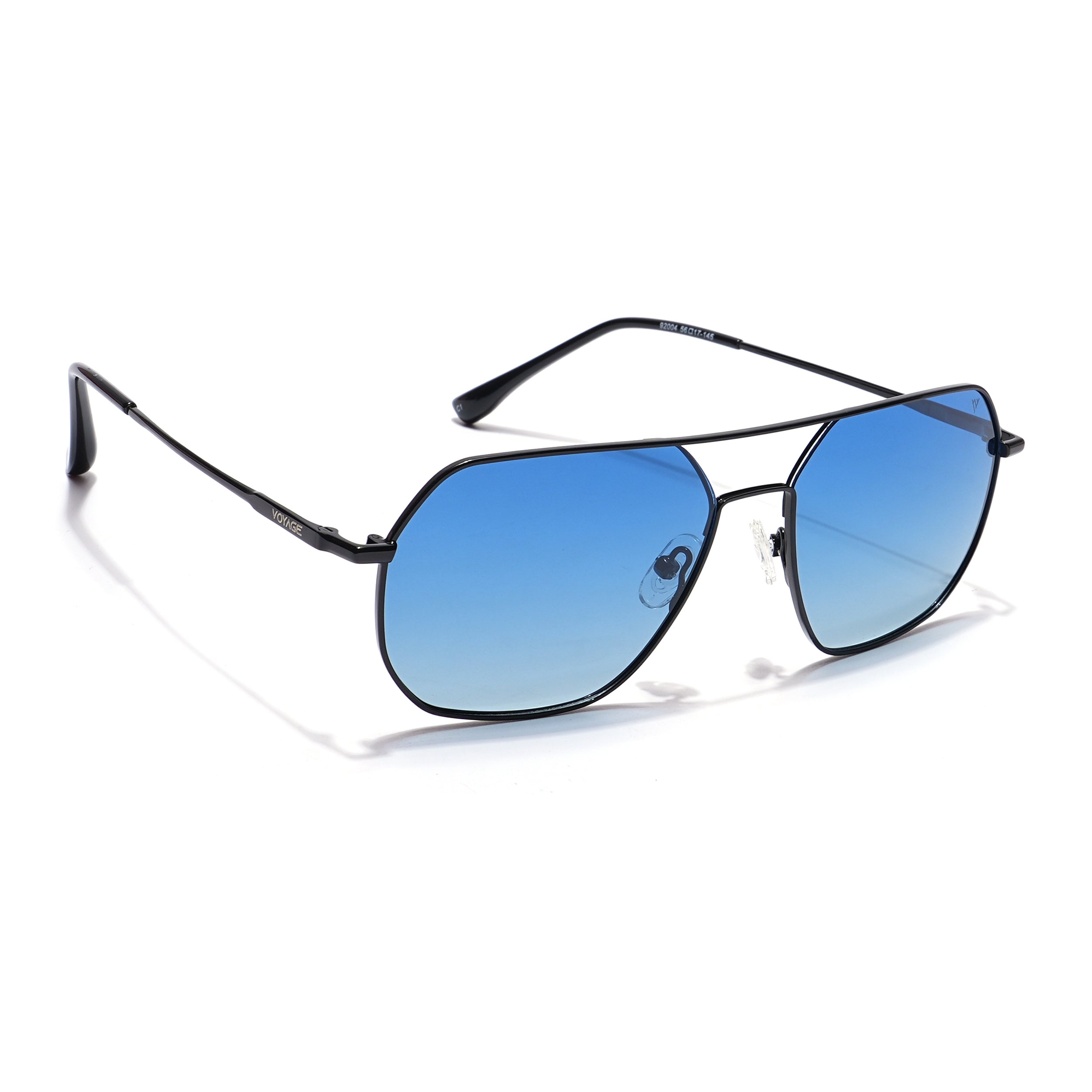 Voyage Select Square Sunglasses (Blue Lens | Black Frame - SLPMG5962)