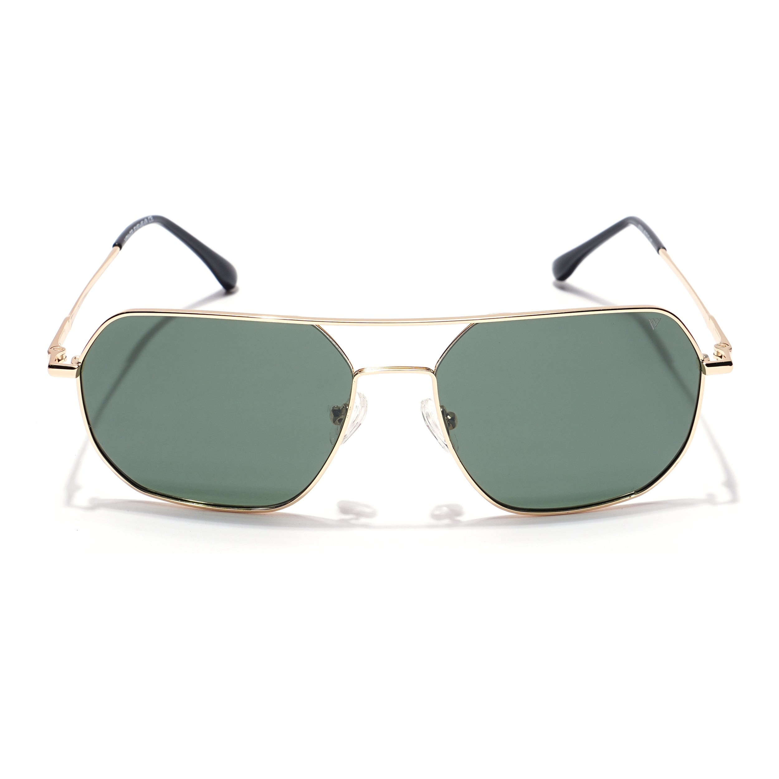 Voyage Select Square Sunglasses (Olive Lens | Golden Frame - SLPMG5963)