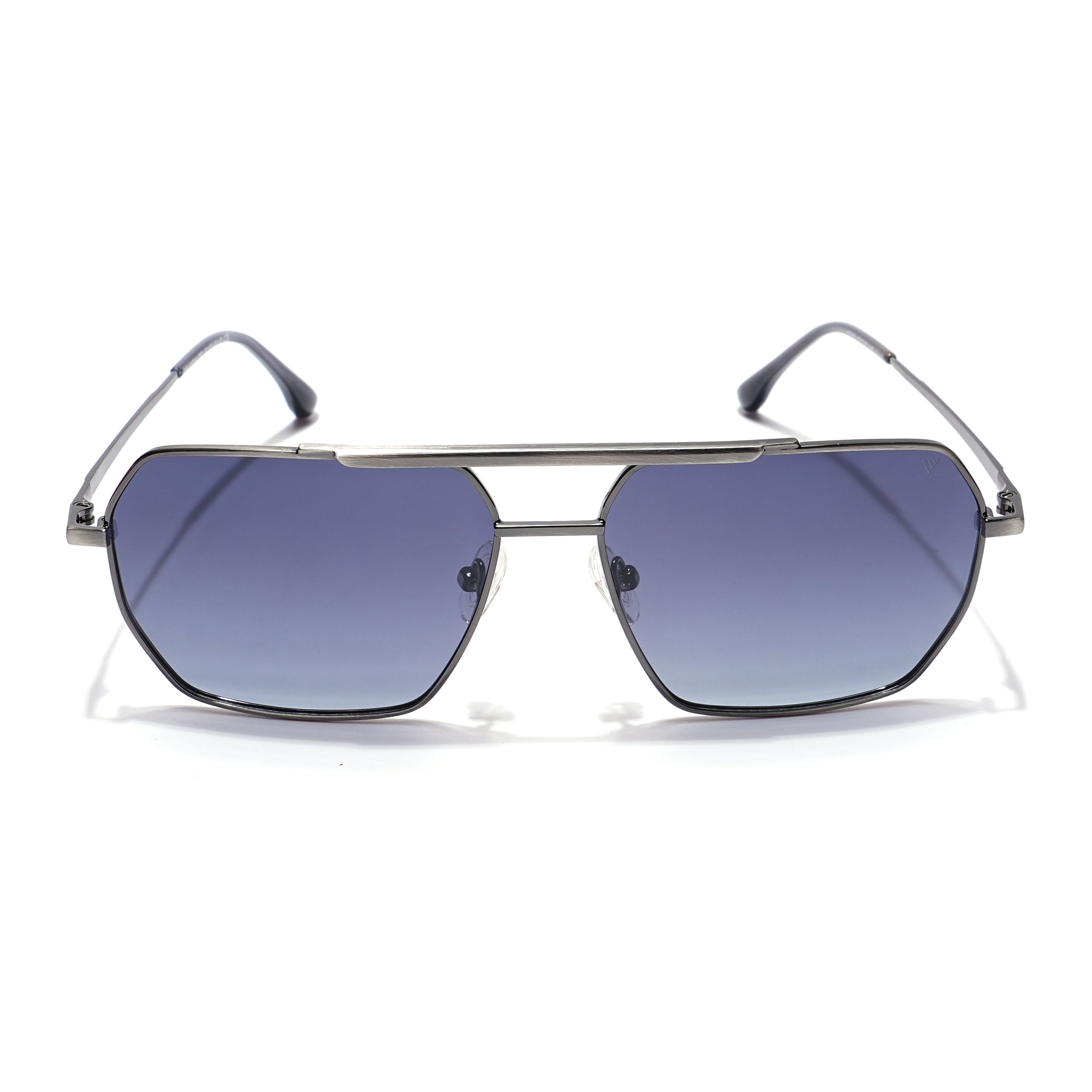 Voyage Select Square Sunglasses (Grey Lens | Silver Frame - SLPMG5956)