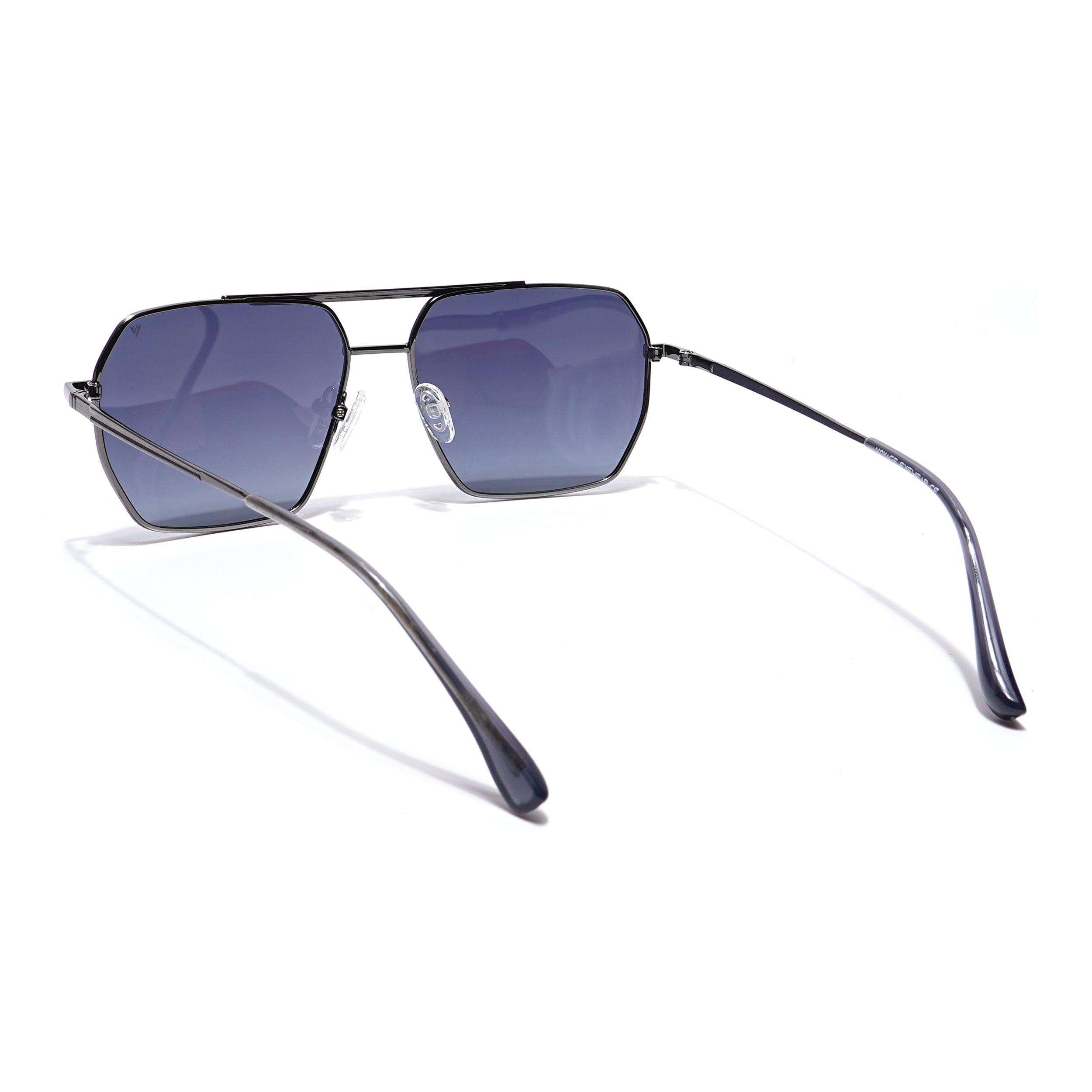 Voyage Select Square Sunglasses (Grey Lens | Silver Frame - SLPMG5956)