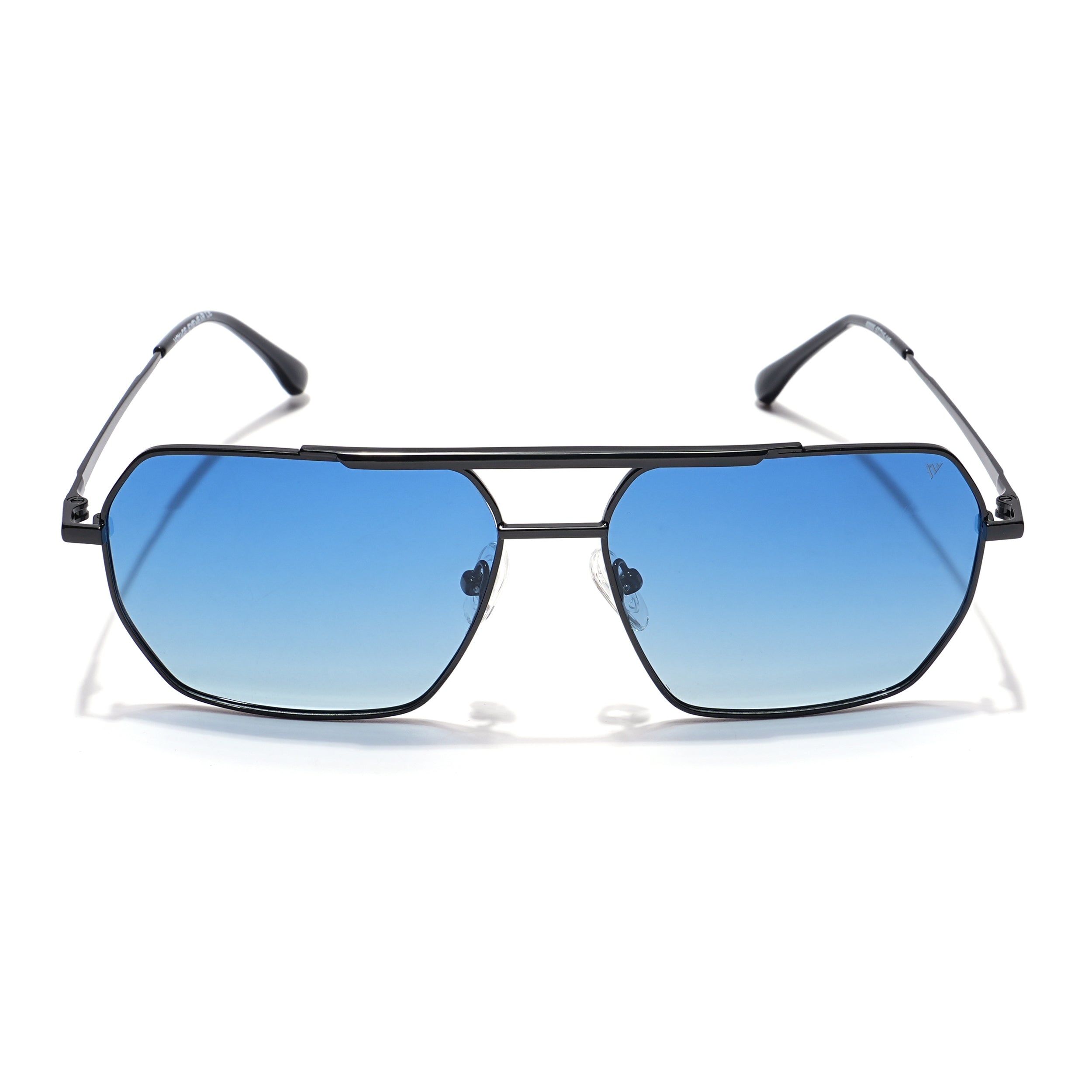 Voyage Select Square Sunglasses (Blue Lens | Black Frame - SLPMG5957)