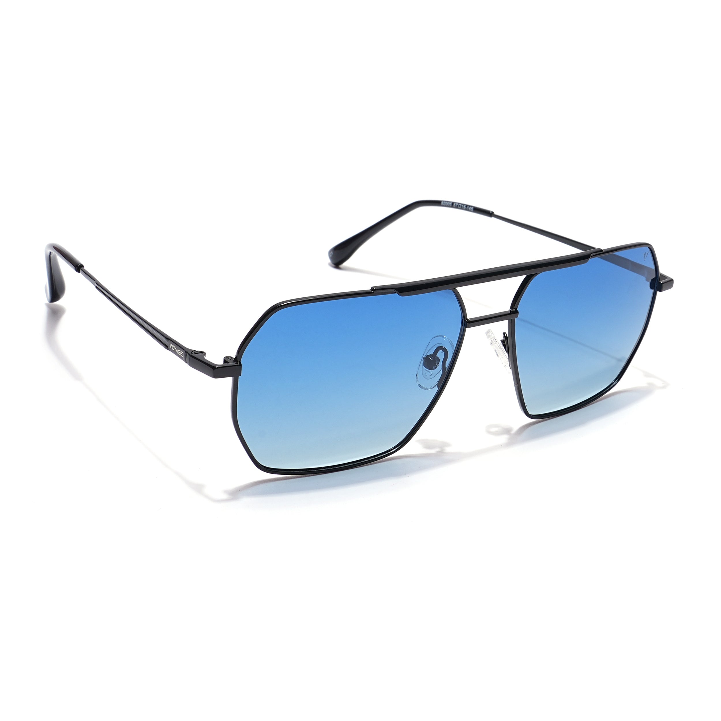 Voyage Select Square Sunglasses (Blue Lens | Black Frame - SLPMG5957)