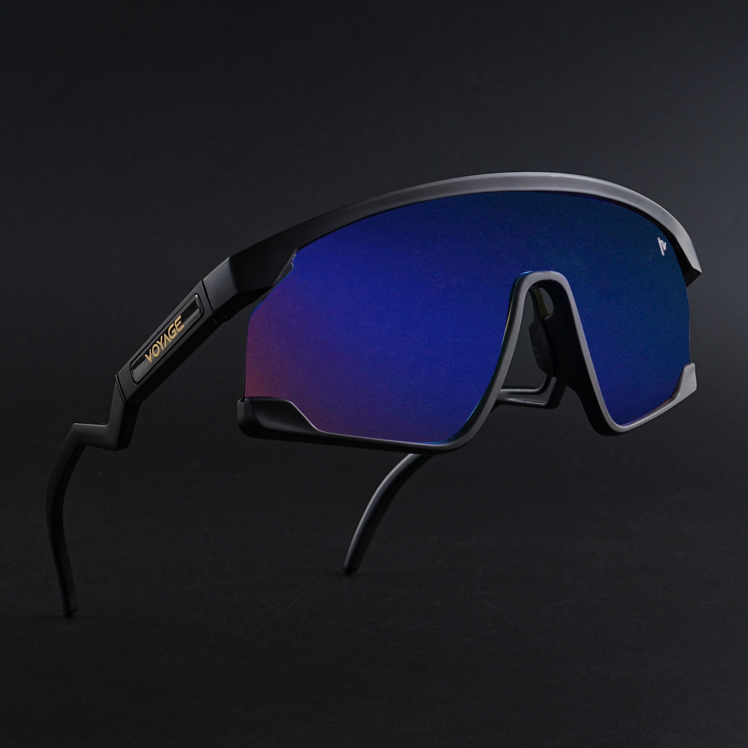 Drift Z | Black Polarised Sunglasses (Multicolor Lens - PMG6267)