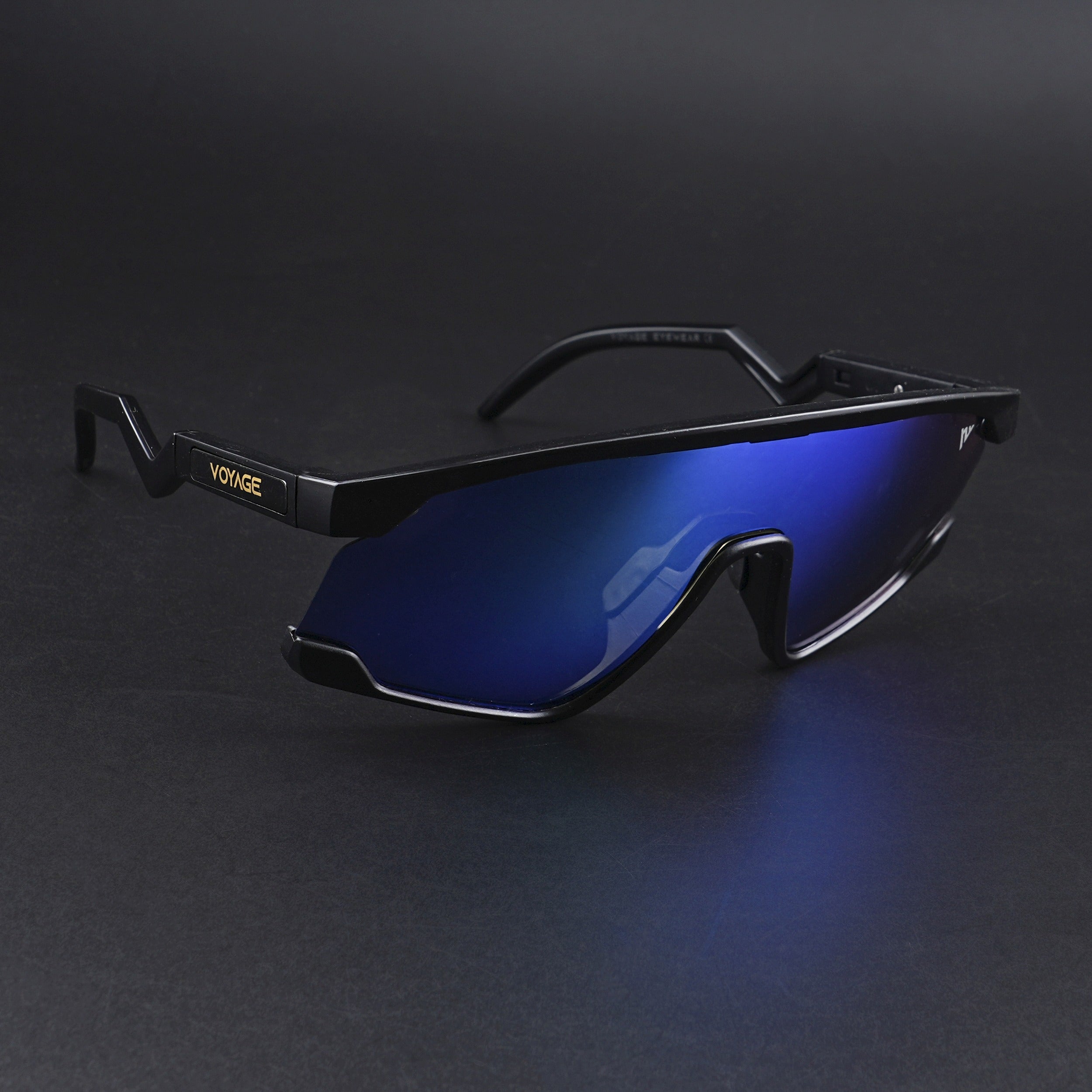 Drift Z | Black Polarised Sunglasses (Multicolor Lens - PMG6267)