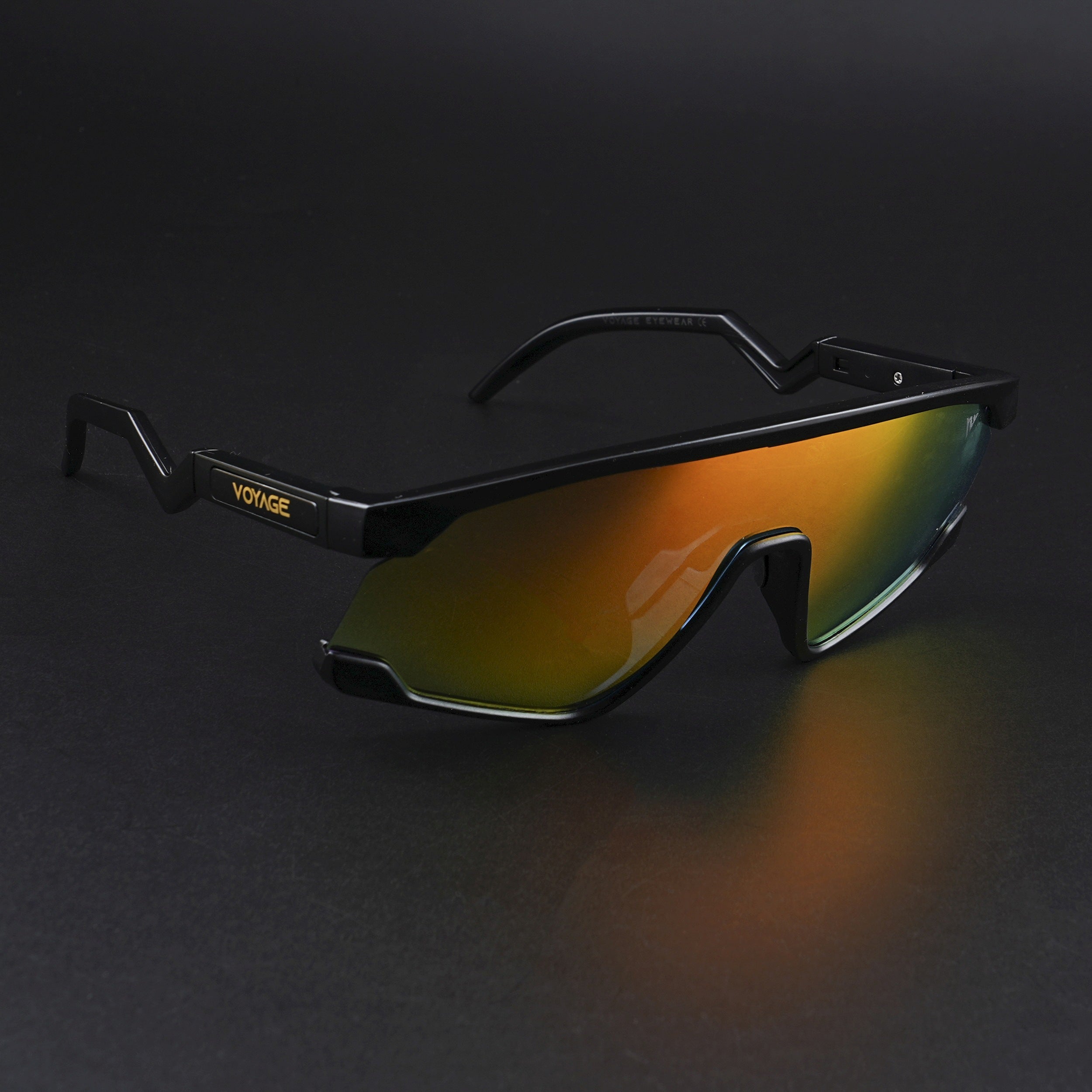 Drift Z | Black Polarised Sunglasses (Multicolor Lens - PMG6268)