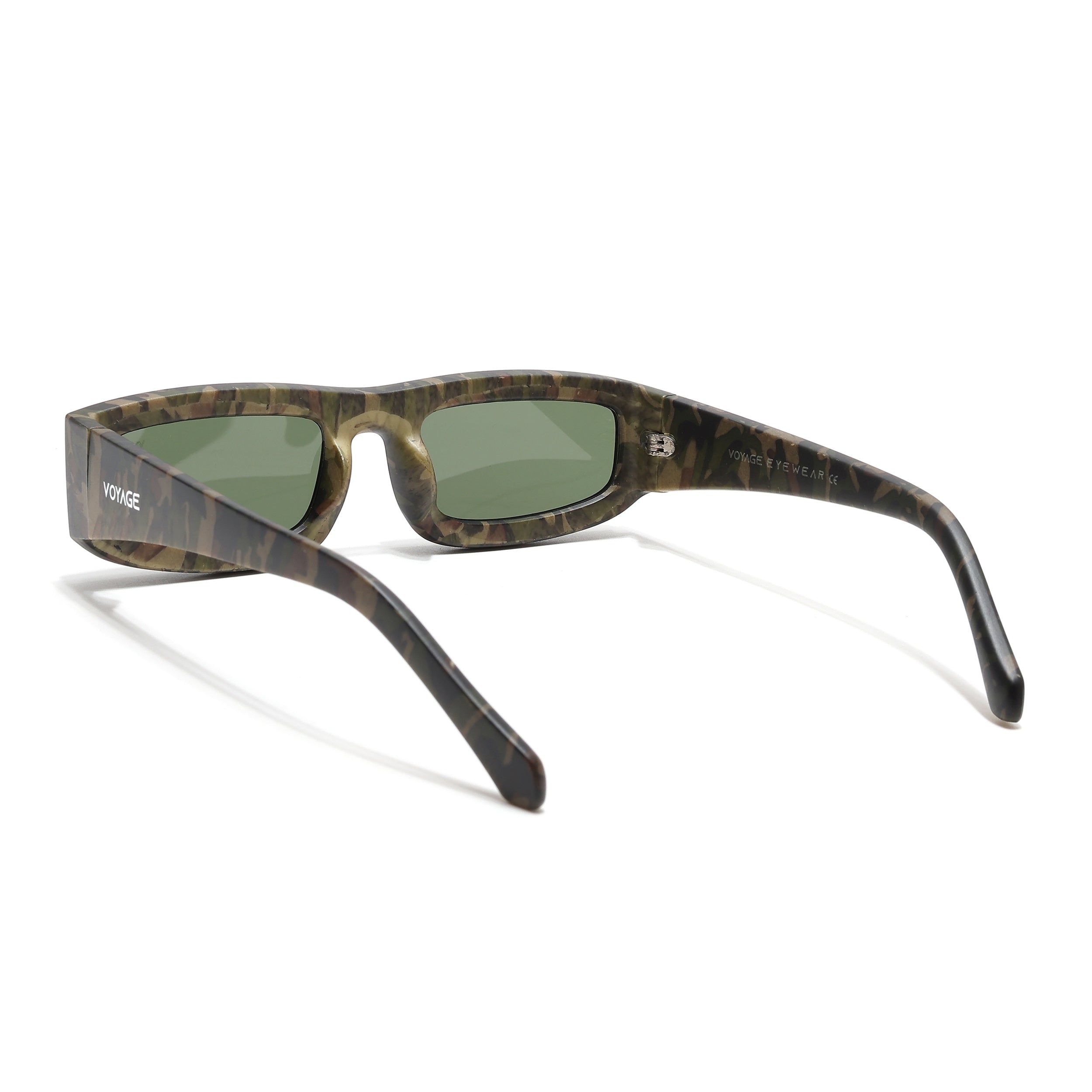 Old Smuggler | Militry Polarized Unisex Sunglasses | Green Lens - MG6578