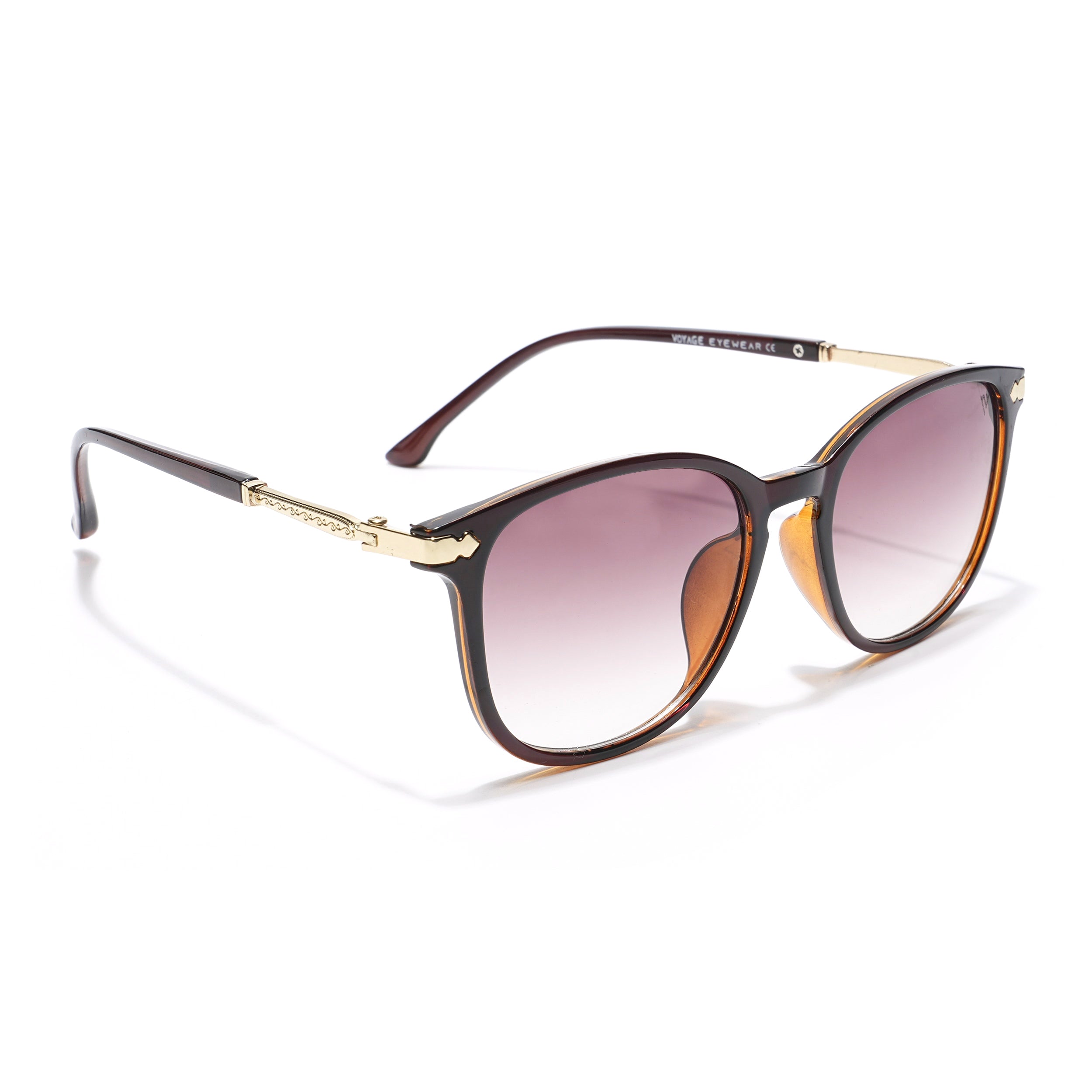 Lyra | Brown Wayfarer Sunglasses MG3183