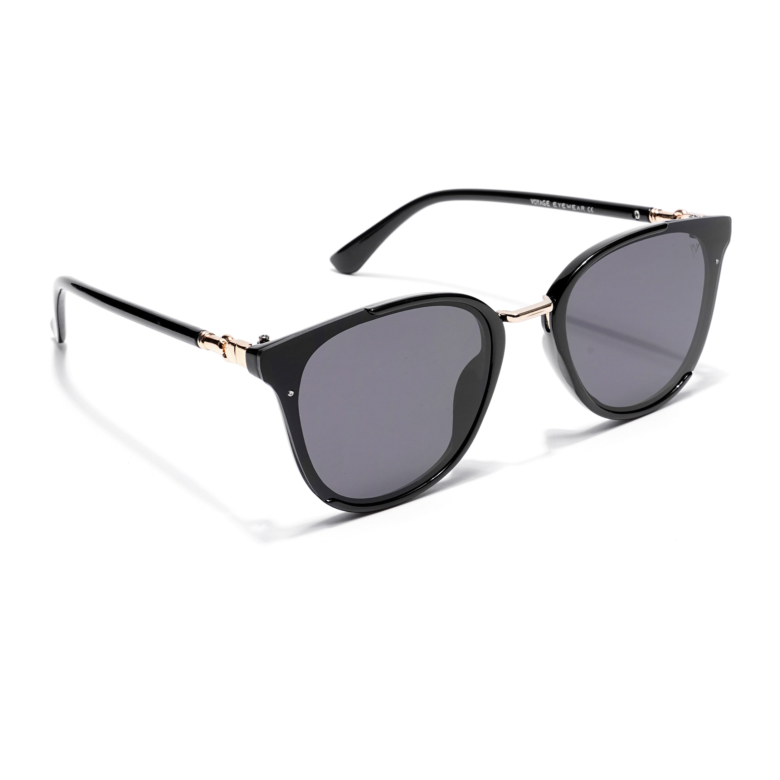 Vixen | Cateye Sunglasses (Black Lens | Black Frame - MG3175)