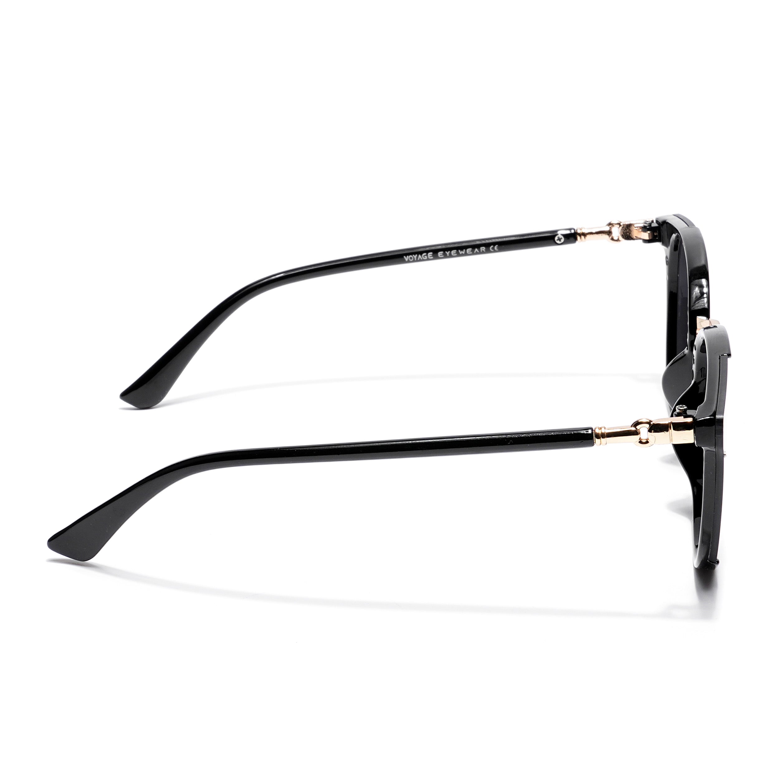 Vixen | Cateye Sunglasses (Black Lens | Black Frame - MG3175)