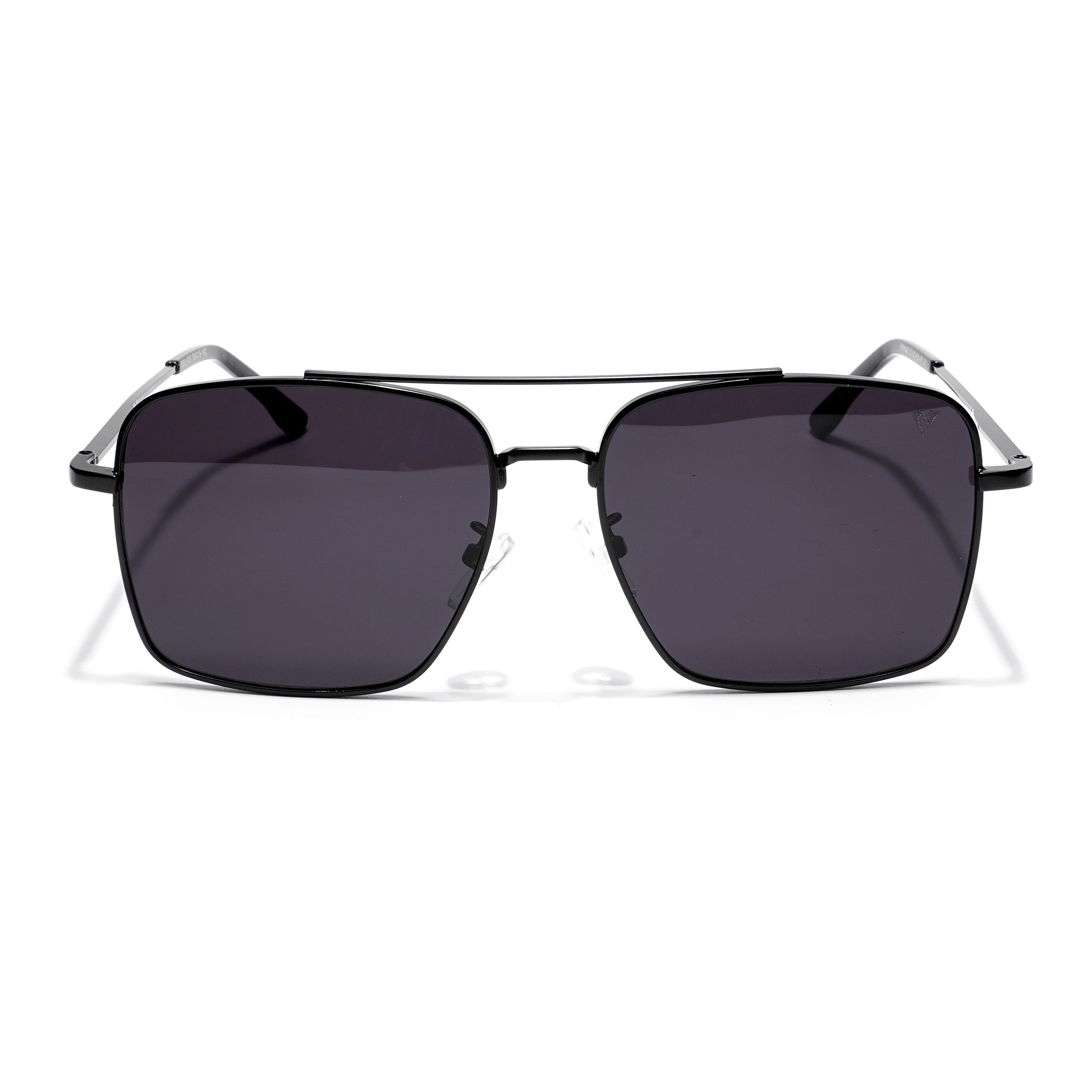 Ebon | Aviator Sunglasses (Black Lens | Black Frame - MG5180)