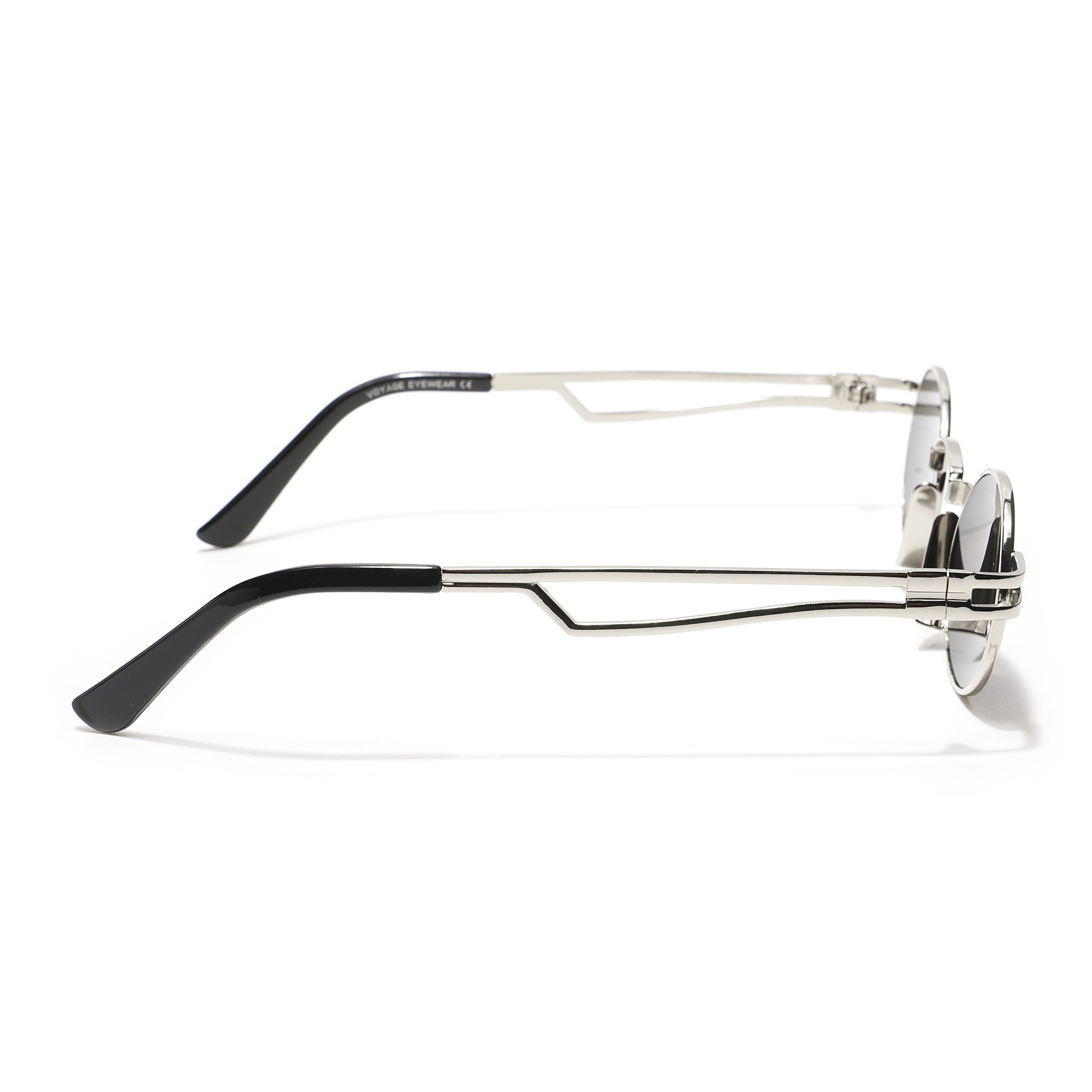 Orbit | Silver Black Round Sunglasses MG3585