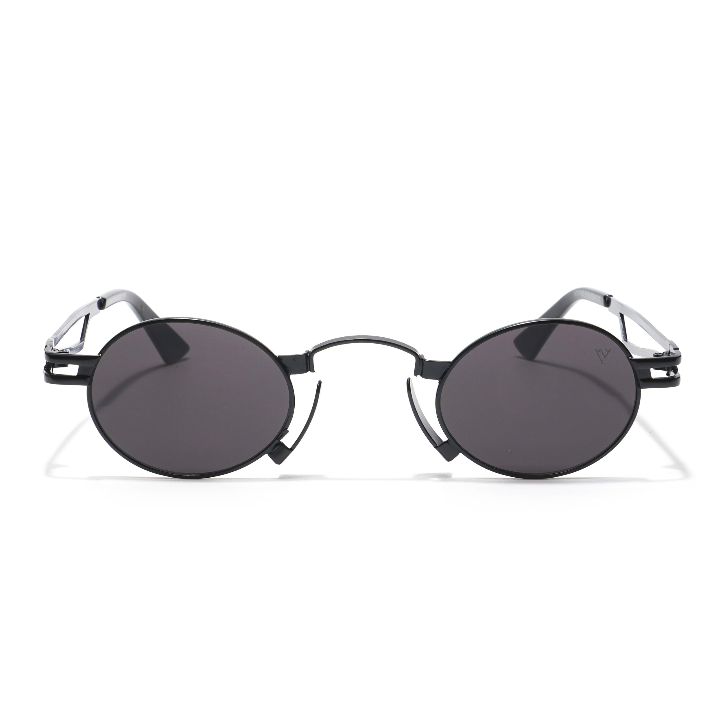 Orbit | Matte Black Round Sunglasses MG3587