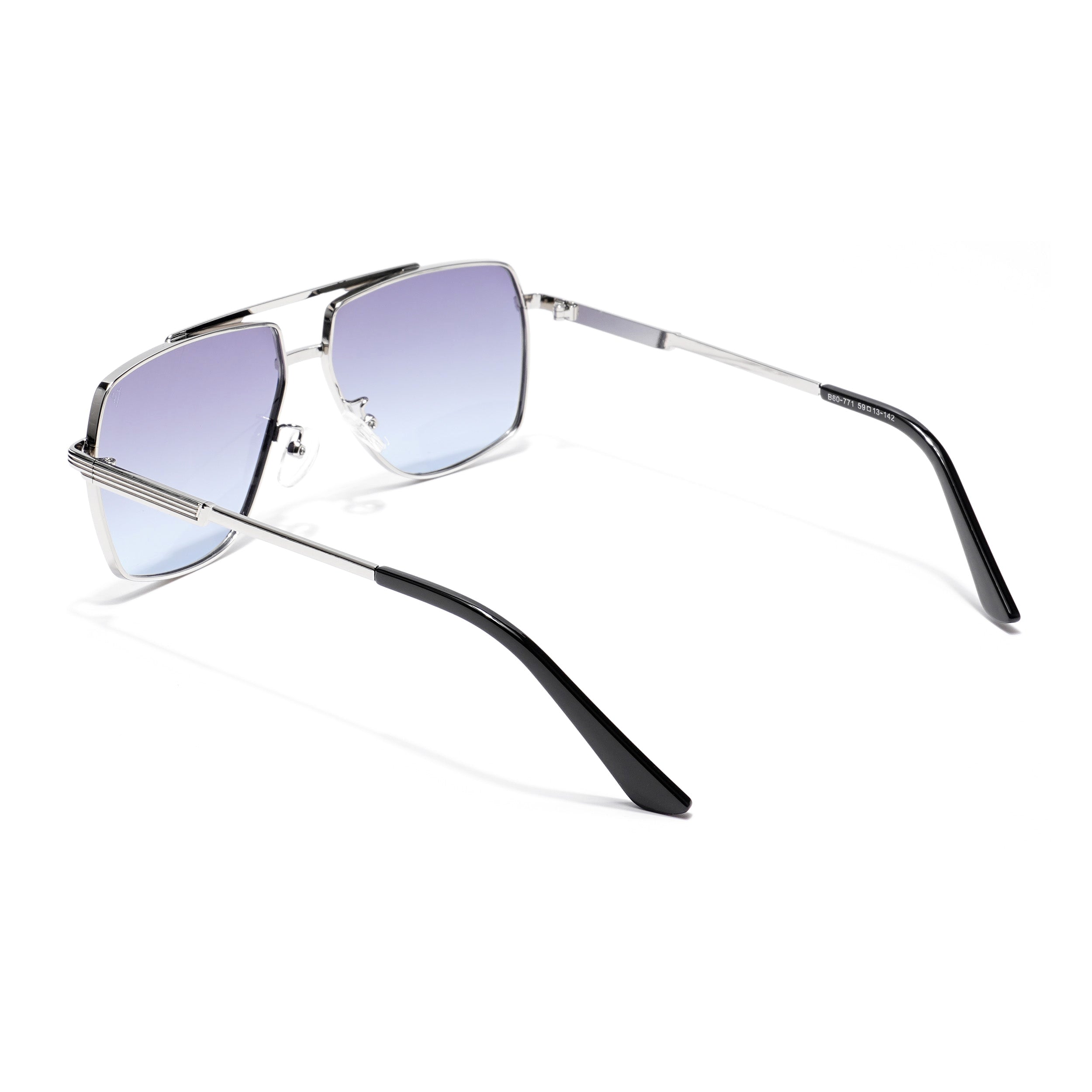 Aviator Sunglasses (Grey Lens | Silver Frame  - MG5199)