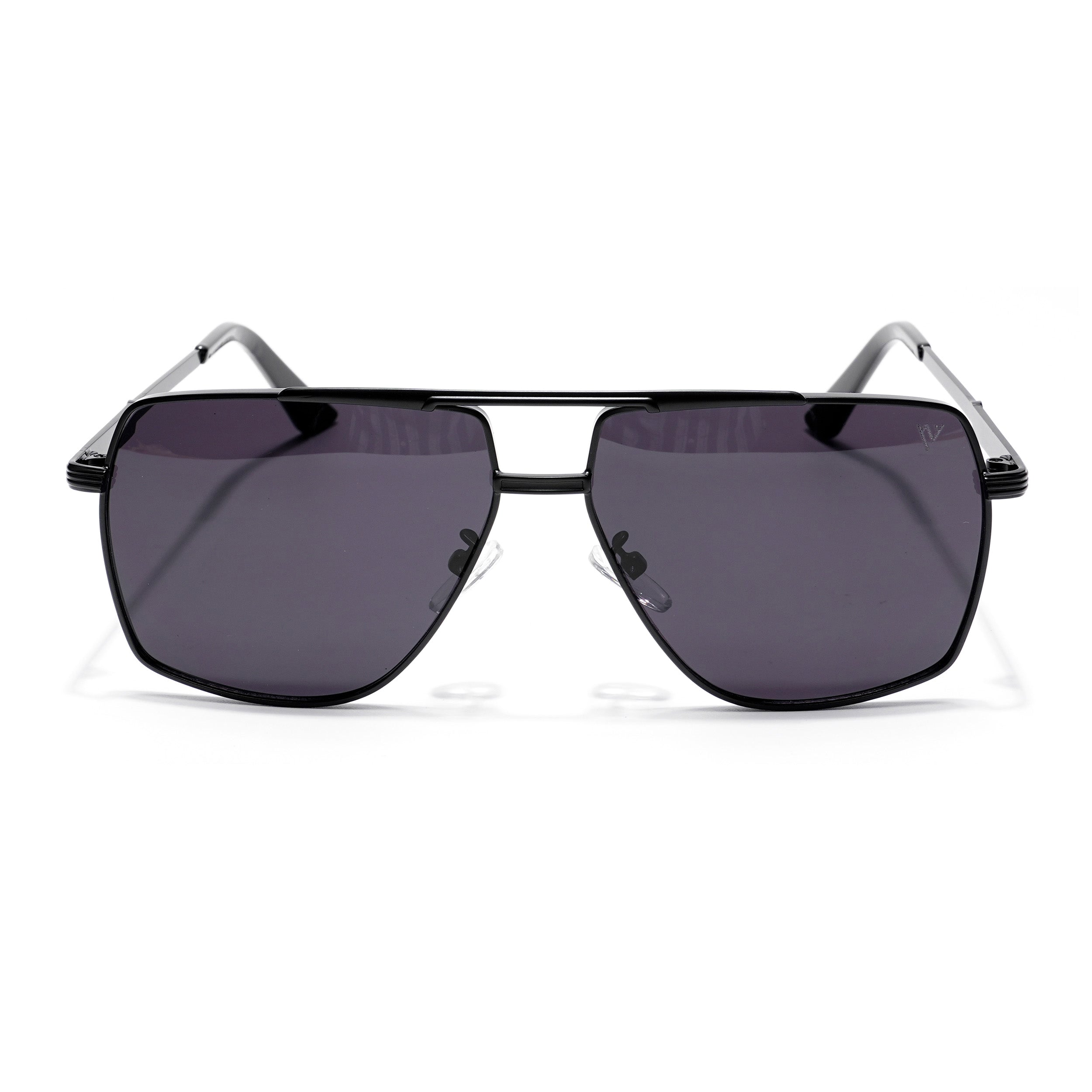 Aviator Sunglasses (Black Lens | Black Frame  - MG5200)