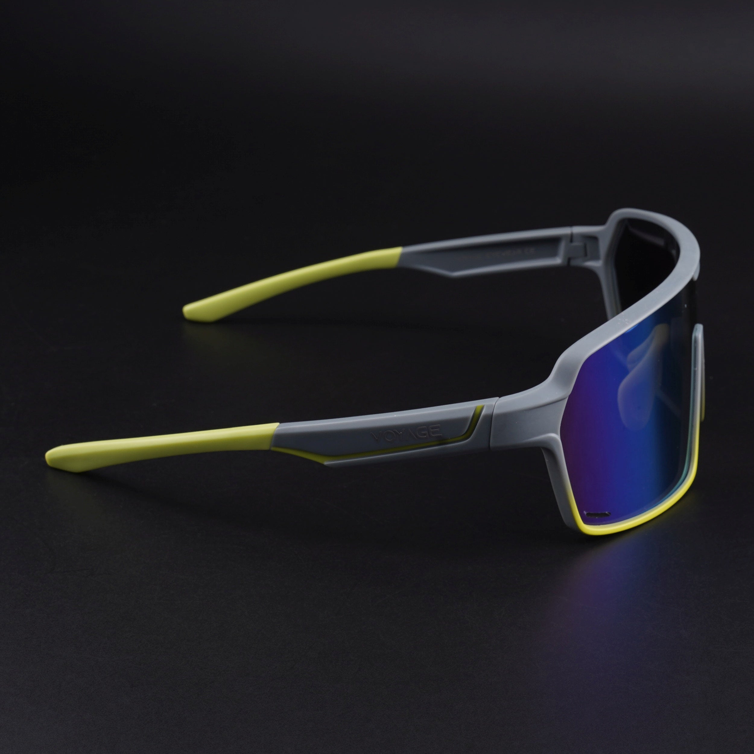 Voyage Select Drift Sunglasses (Grey Lens | Grey & Yellow Frame - SLMG6323)